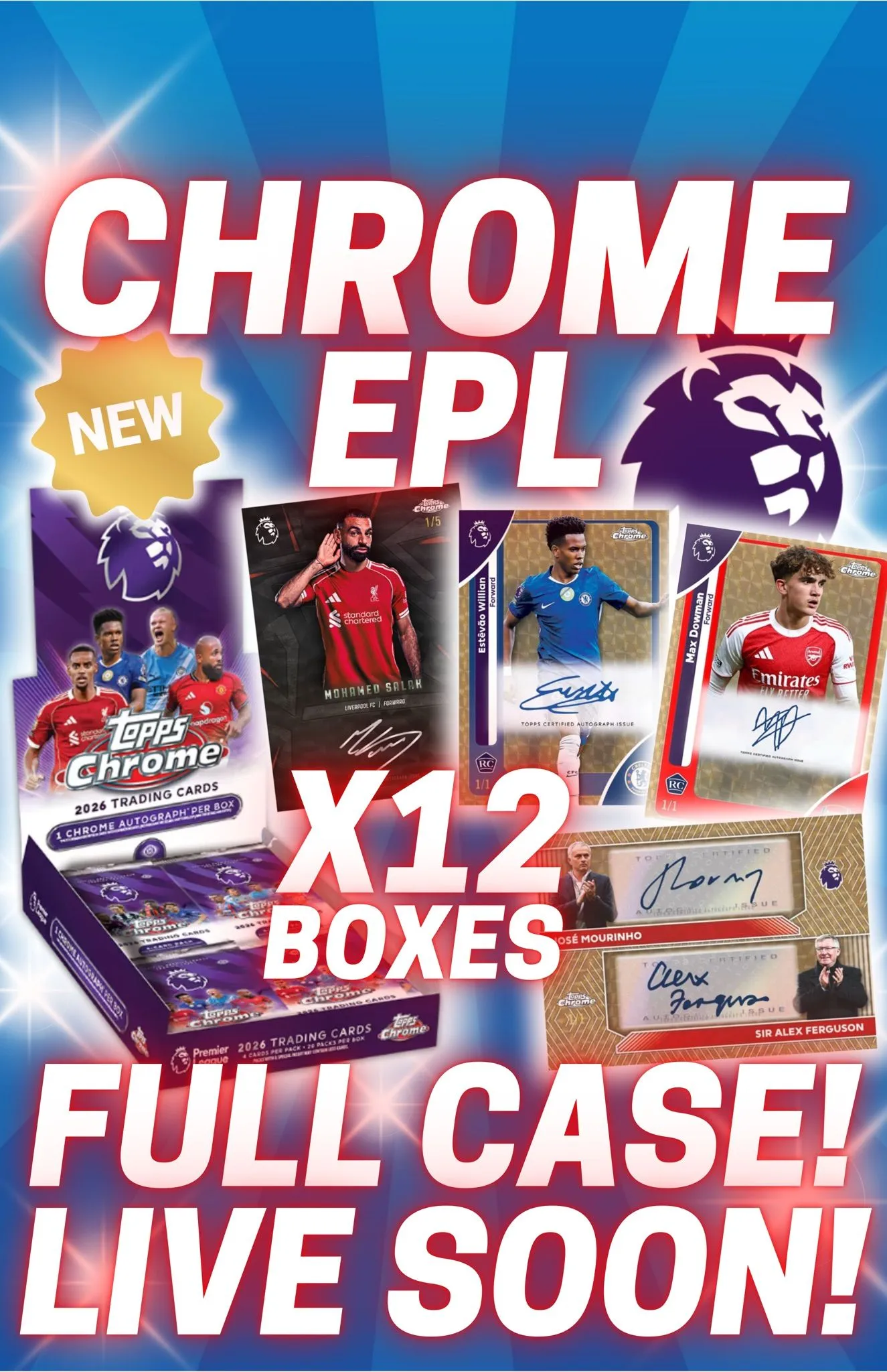 PREM CHROME CASE! SPOTS LIVE SOON! 🔥