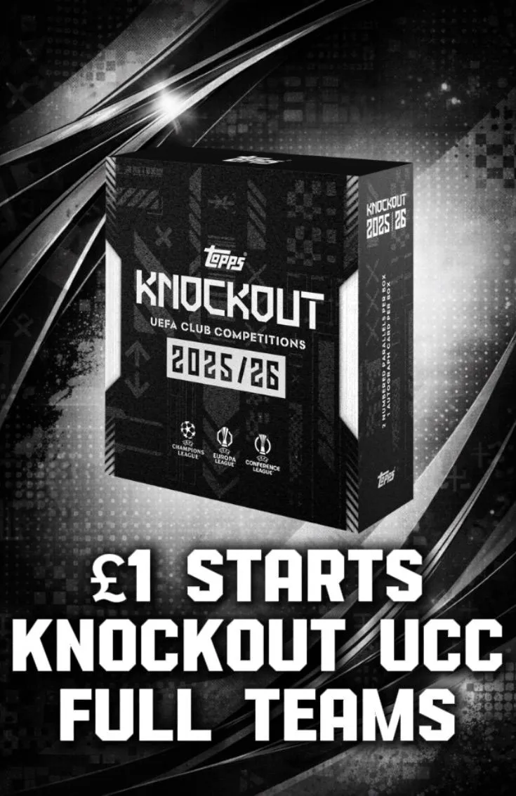 £1 STARTS FULL TEAMS KNOCKOUT UCC