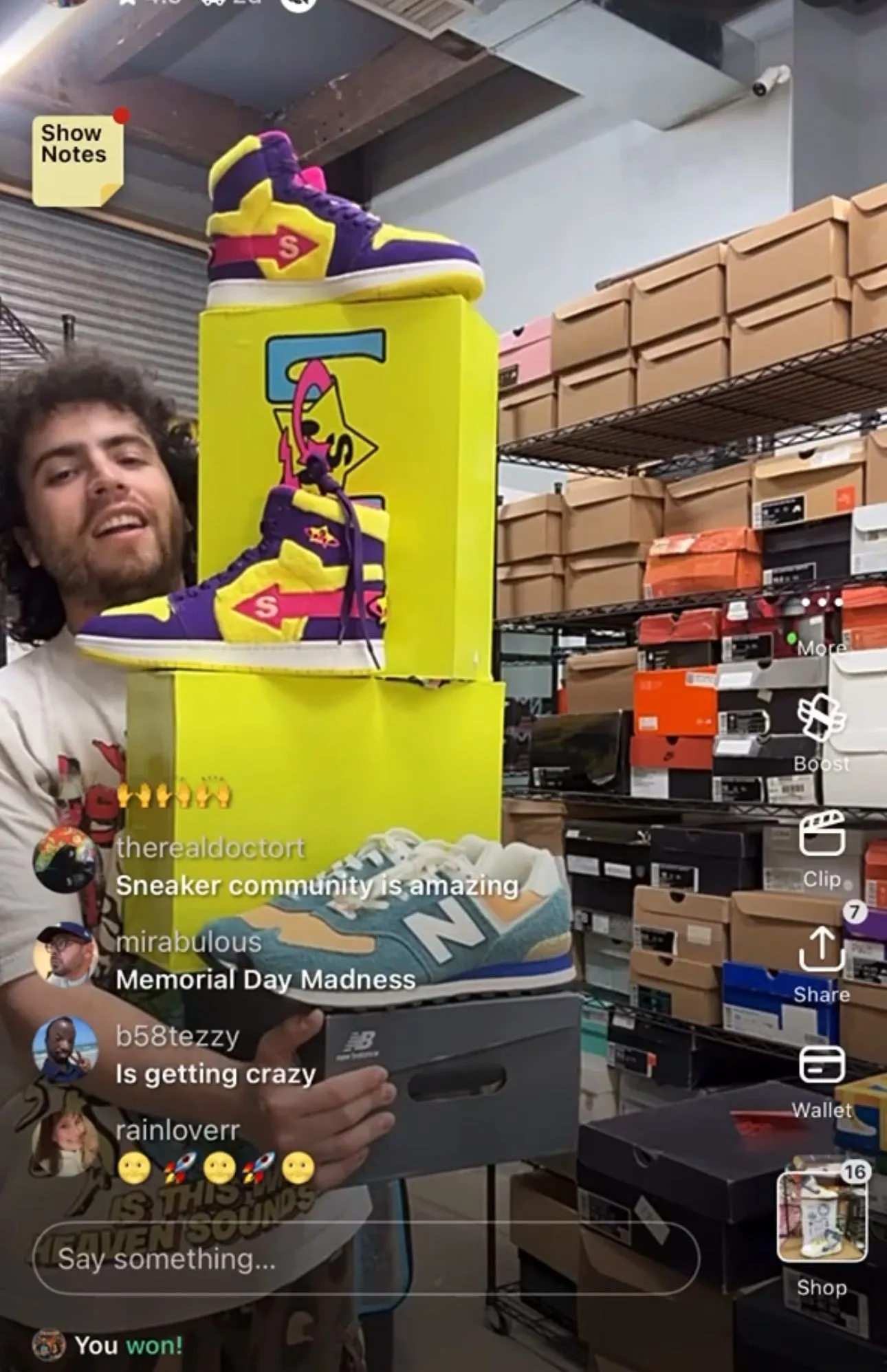 Thumbnail for live show