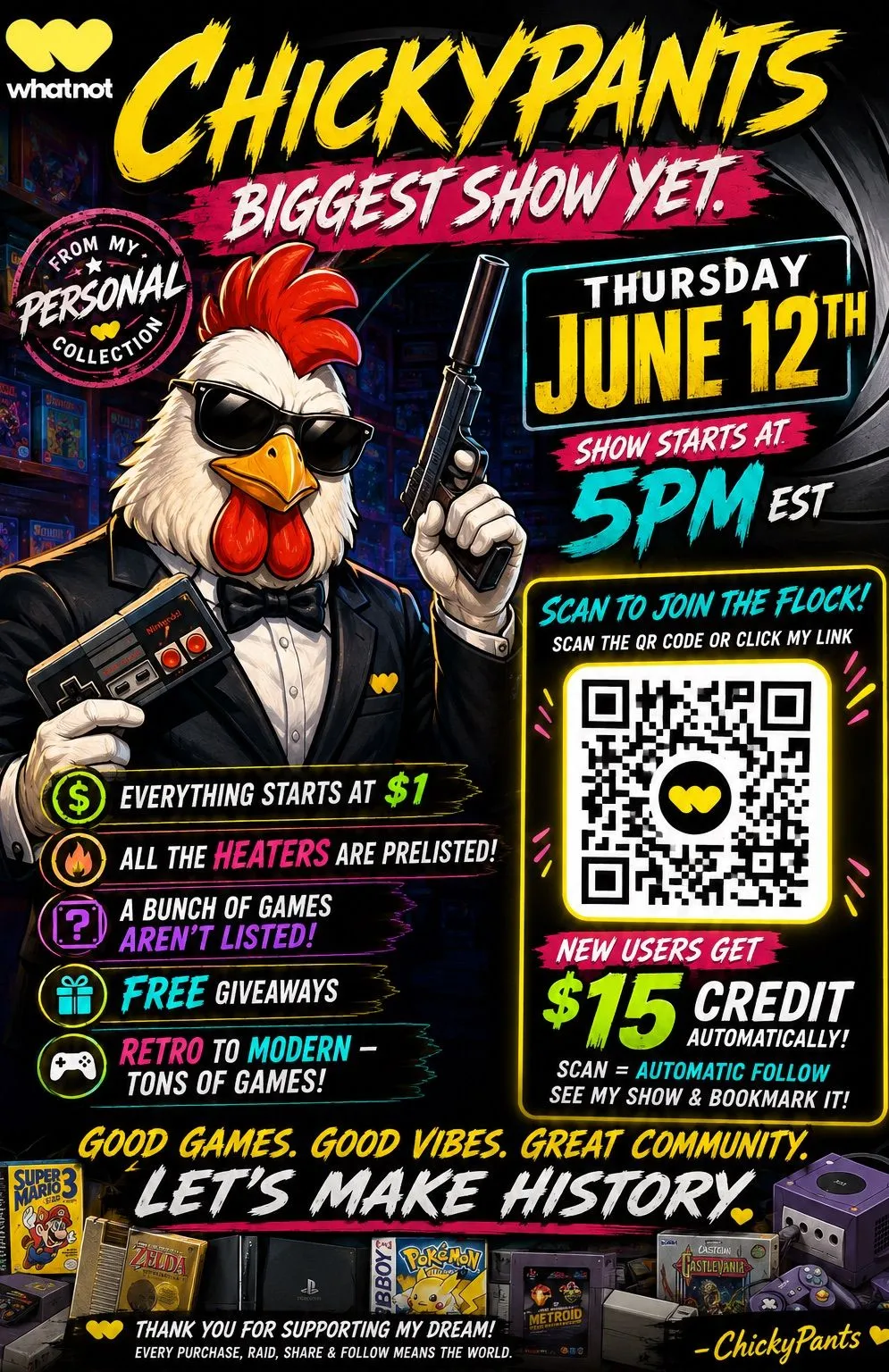 Thumbnail for live show