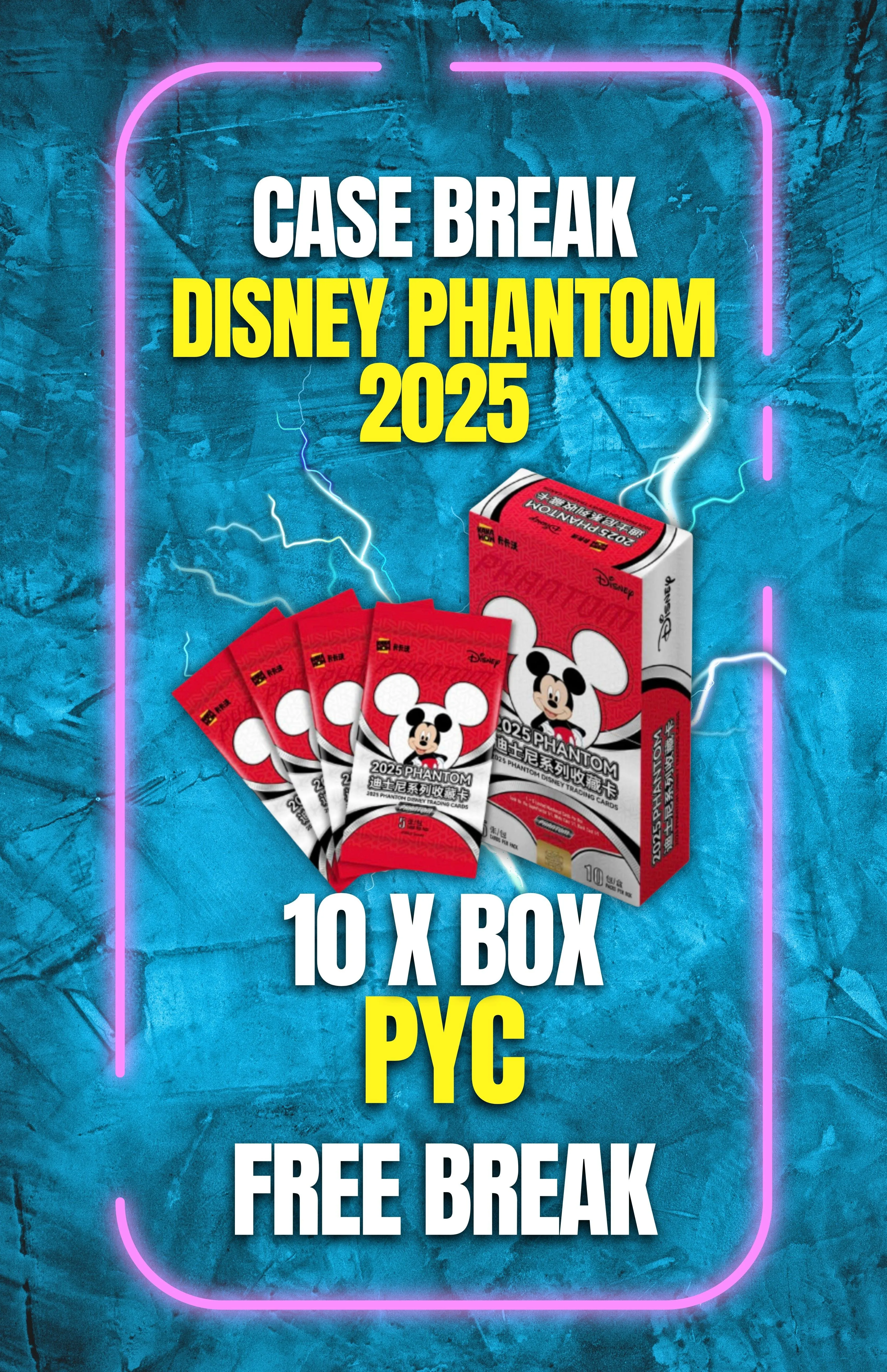 DISNEY PHANTOM CASE BREAK (10 BOX)