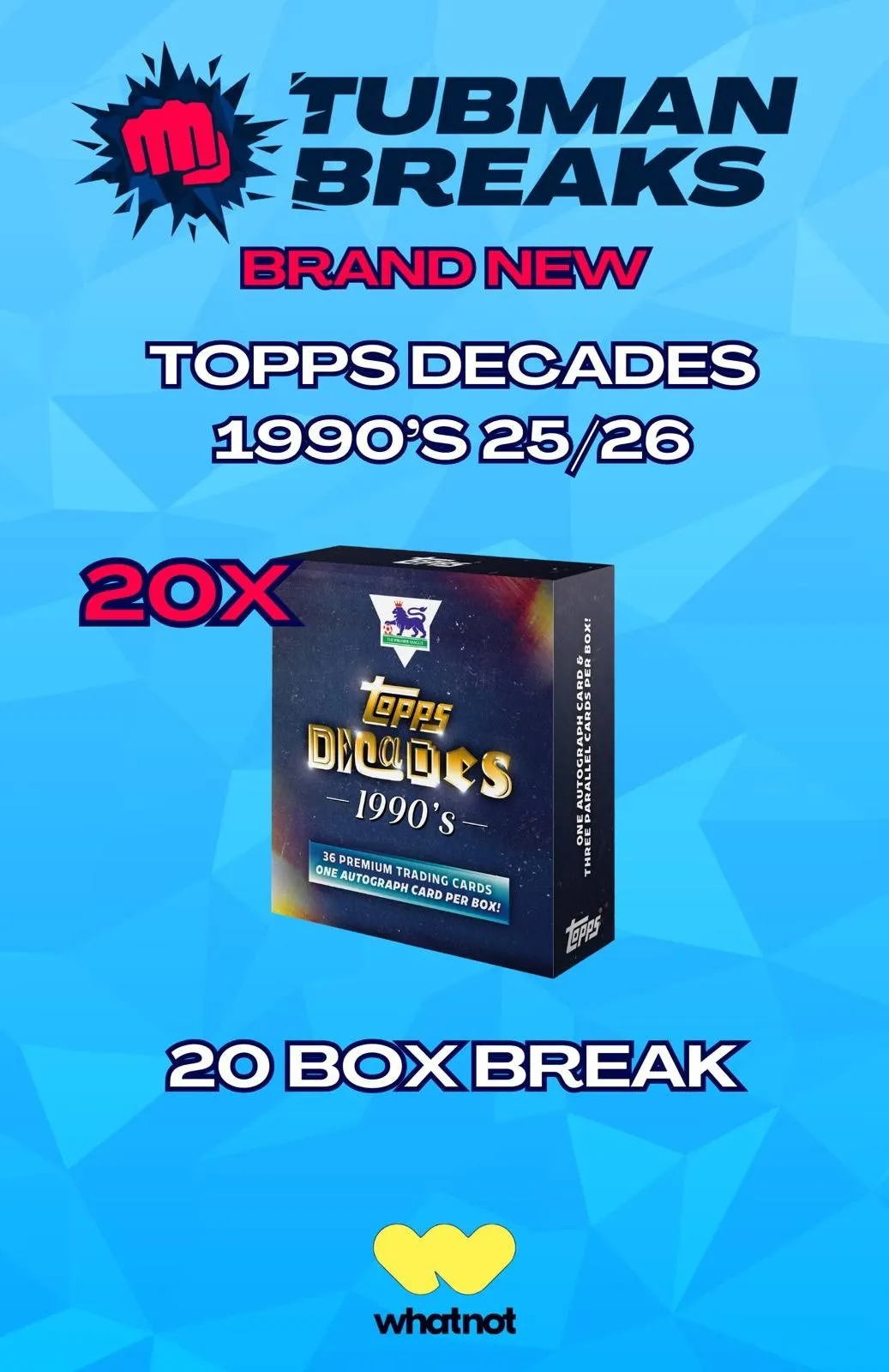 TOPPS PREM DECADES 20 BOX BREAK!