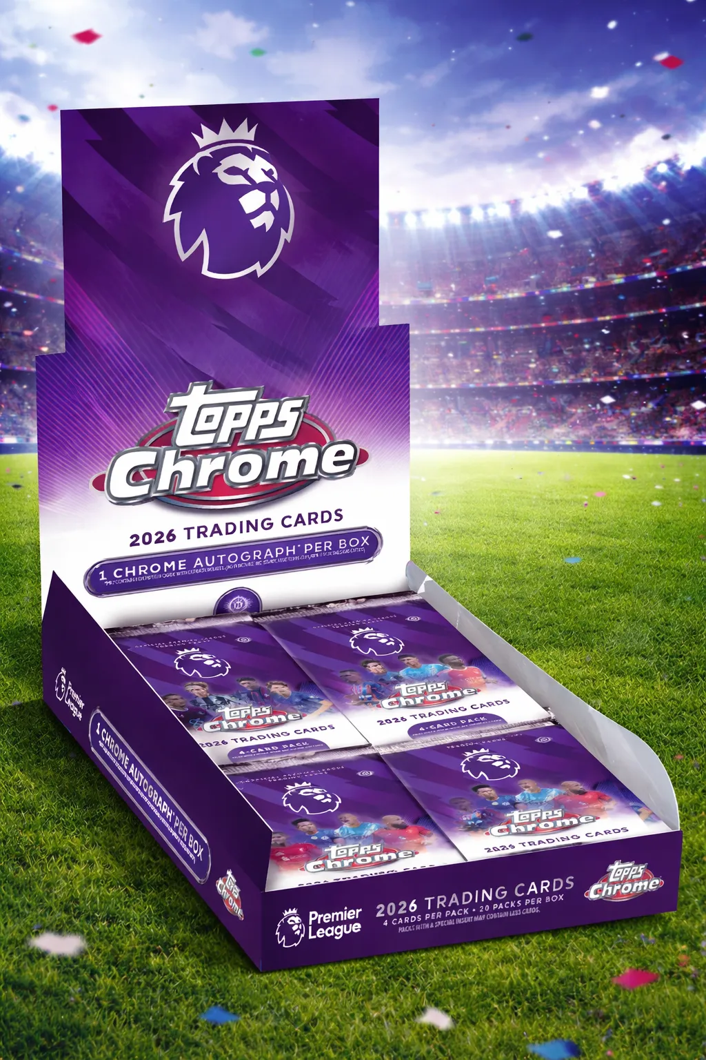 2026 Topps Chrome® Premier League - Hobby Box