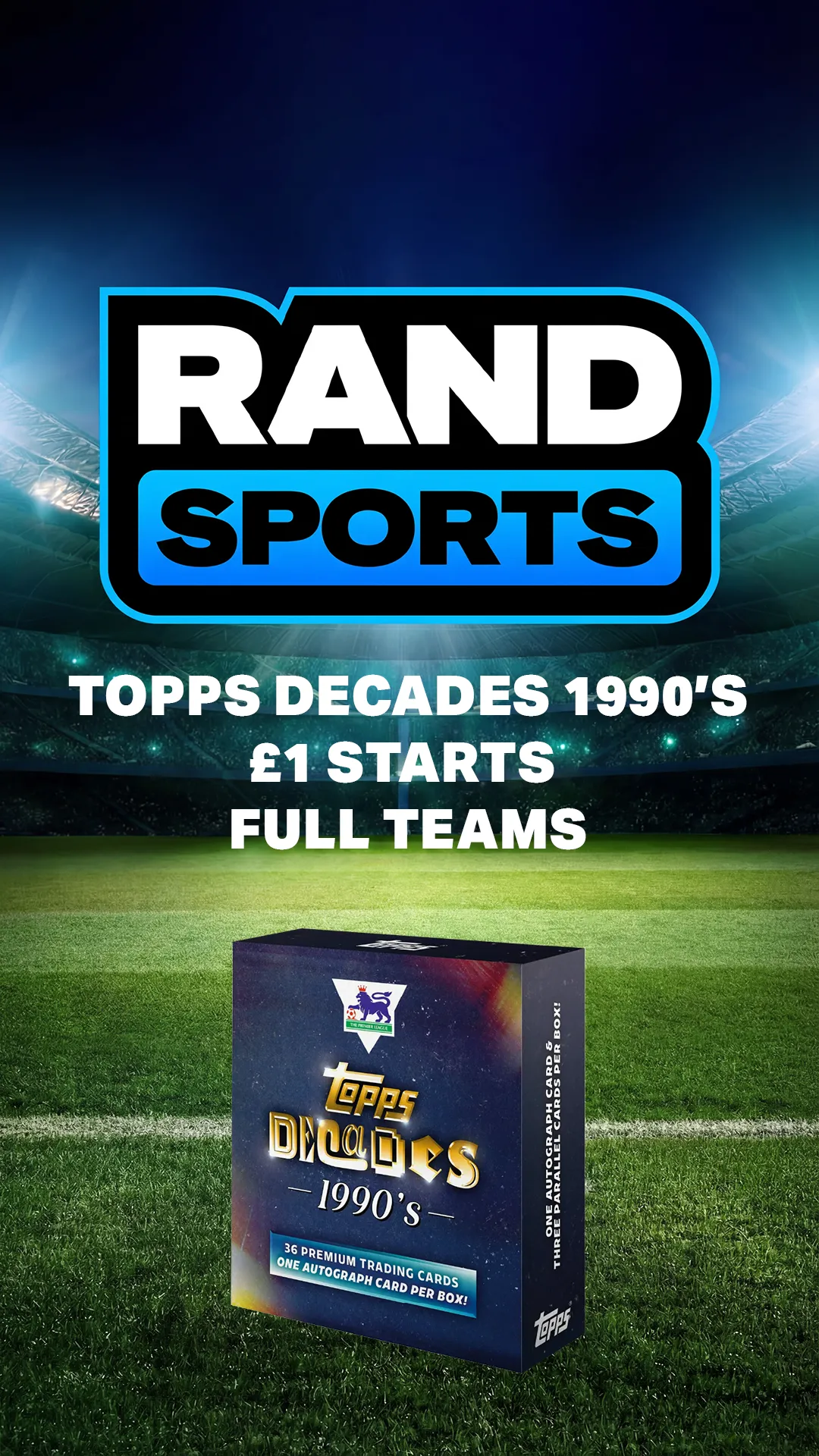 TOPPS DECADES & KNOCKOUT BOX BREAKS!!! £1 START SUDDEN DEATH!!!!!