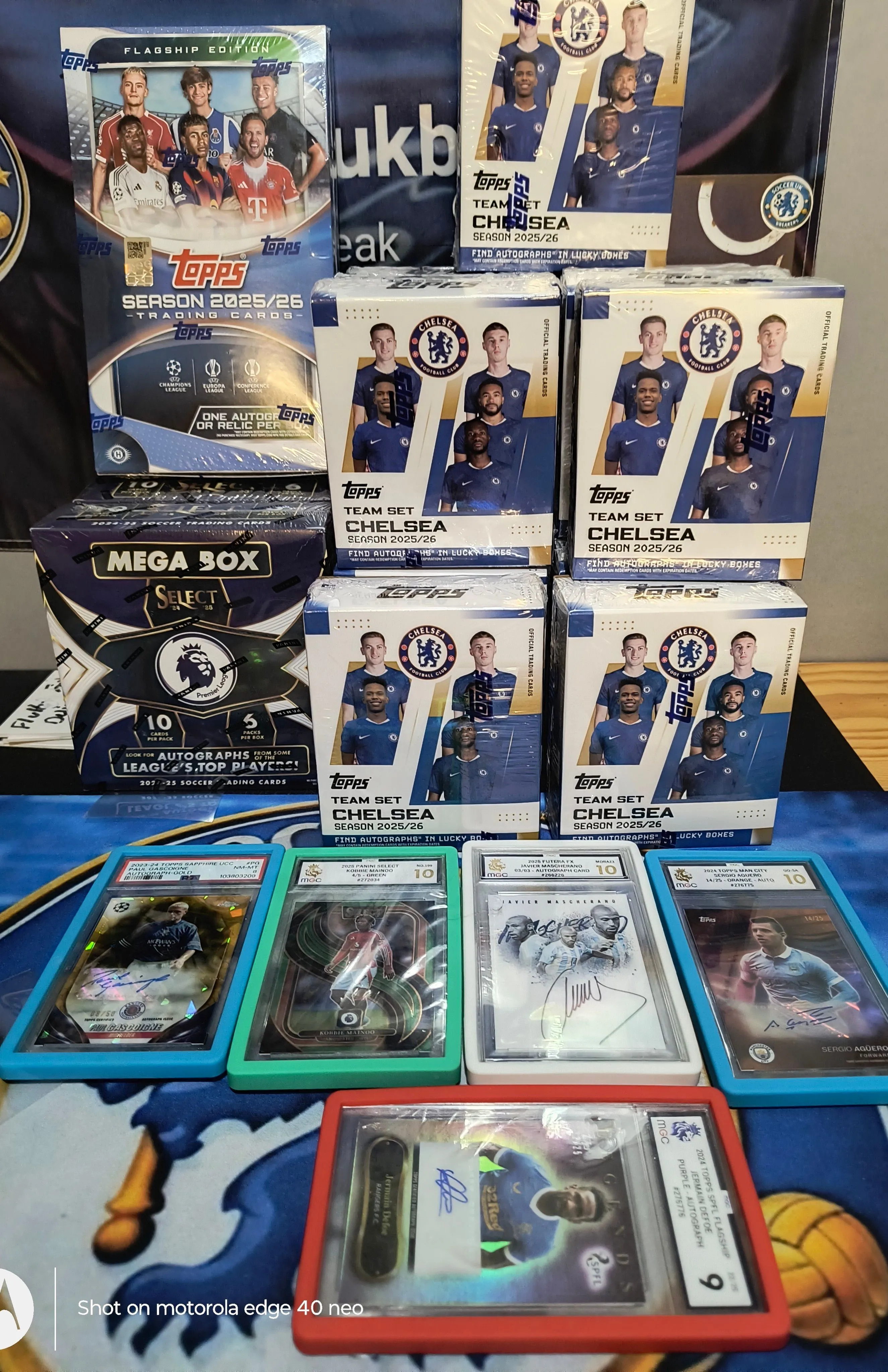TOPPS FLAGSHIP..CHELSEA FC NEW TW&mega delecrz
