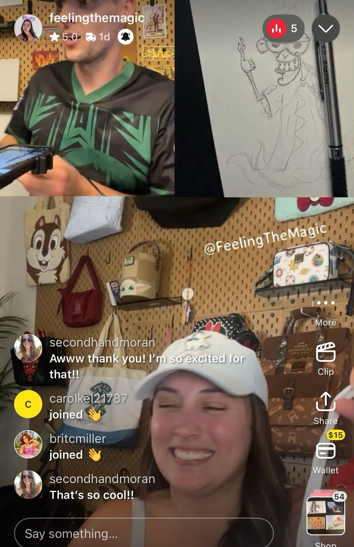 Thumbnail for live show