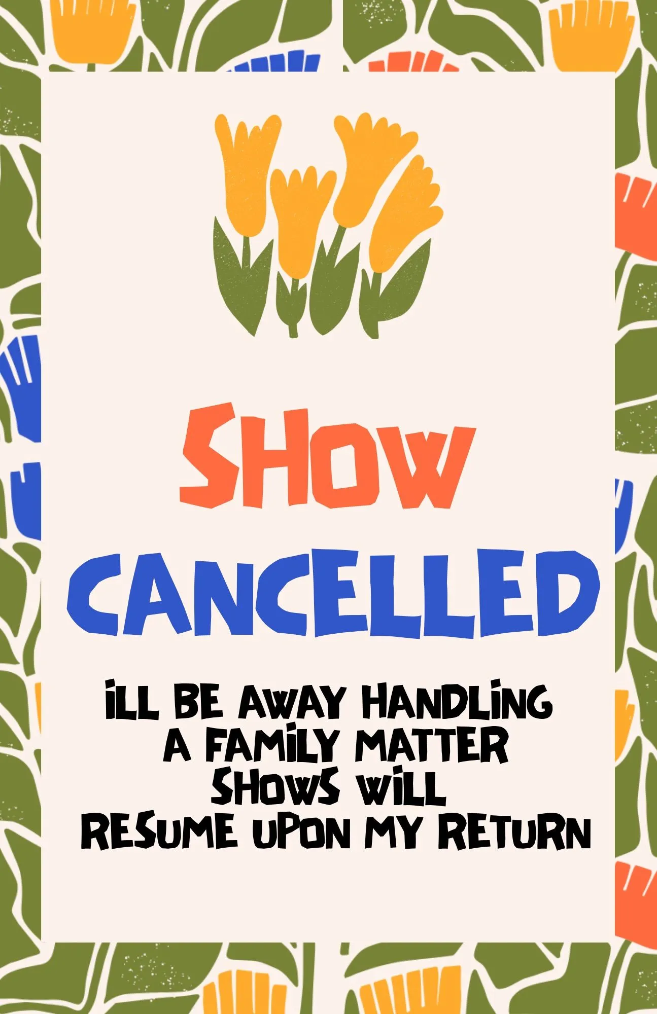 Thumbnail for live show