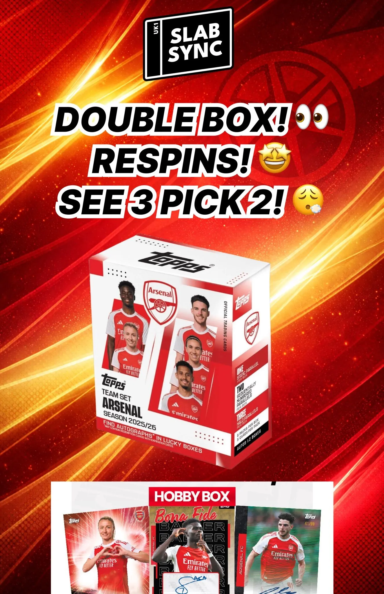 ARSENAL TEAM SET 25/26 | DOUBLE BOX BREAK 🤑