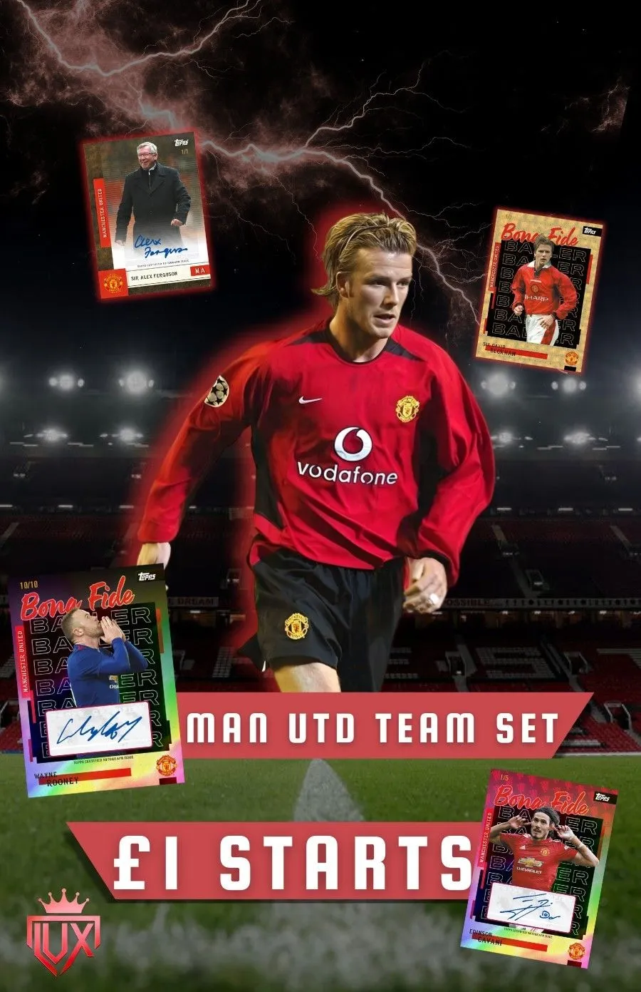 🚨 NEW MAN UTD TEAM SET - £1 STARTS ⚽️