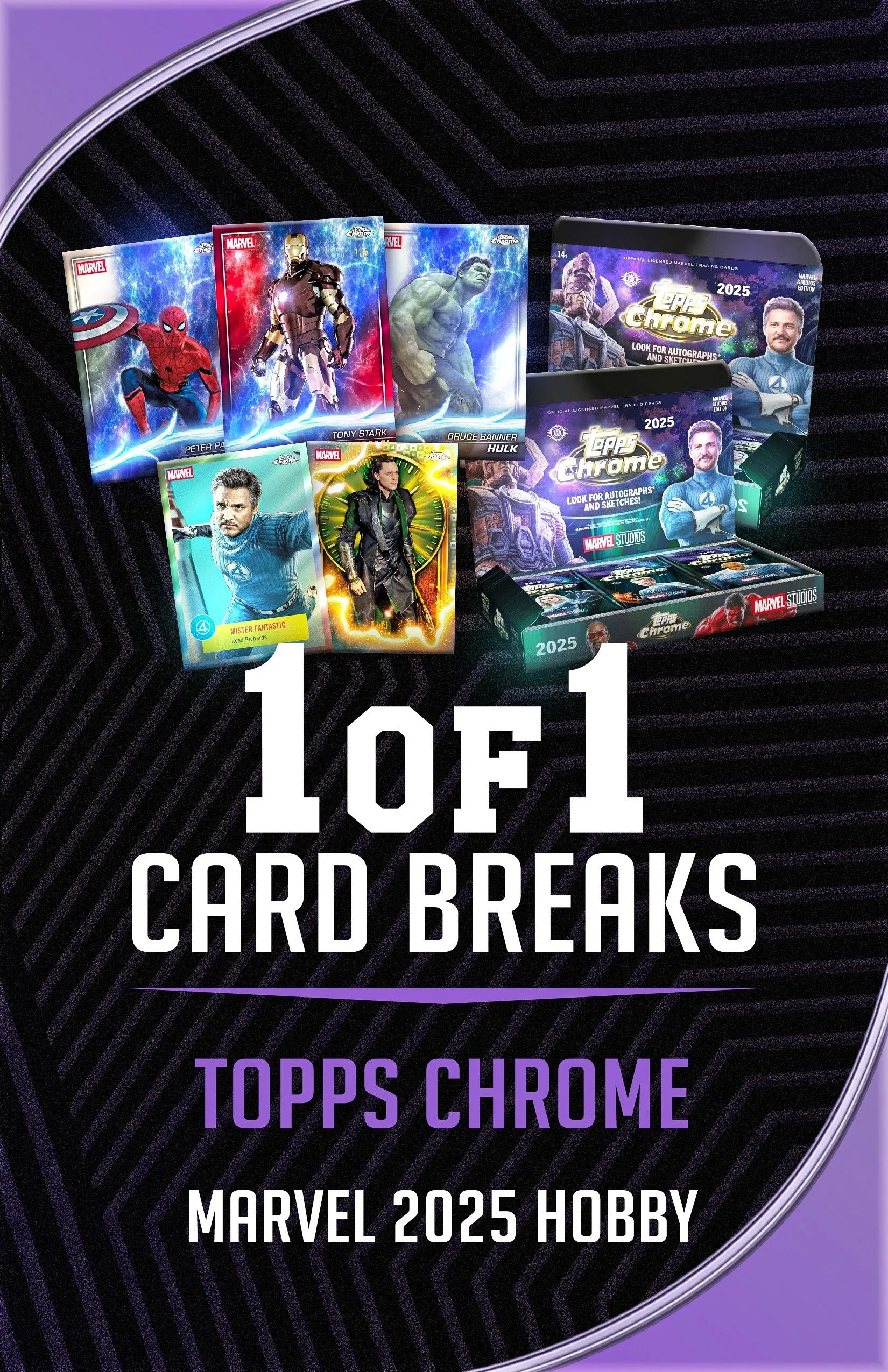 Topps Chrome Marvel Hobby with Joe