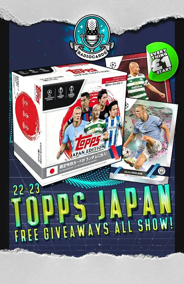 🎙️ TOPPS JAPAN 5 x BOXER!! 🎙️ £1 STARTS!! FULL TEAMS!! 🔥 🔥 🔥