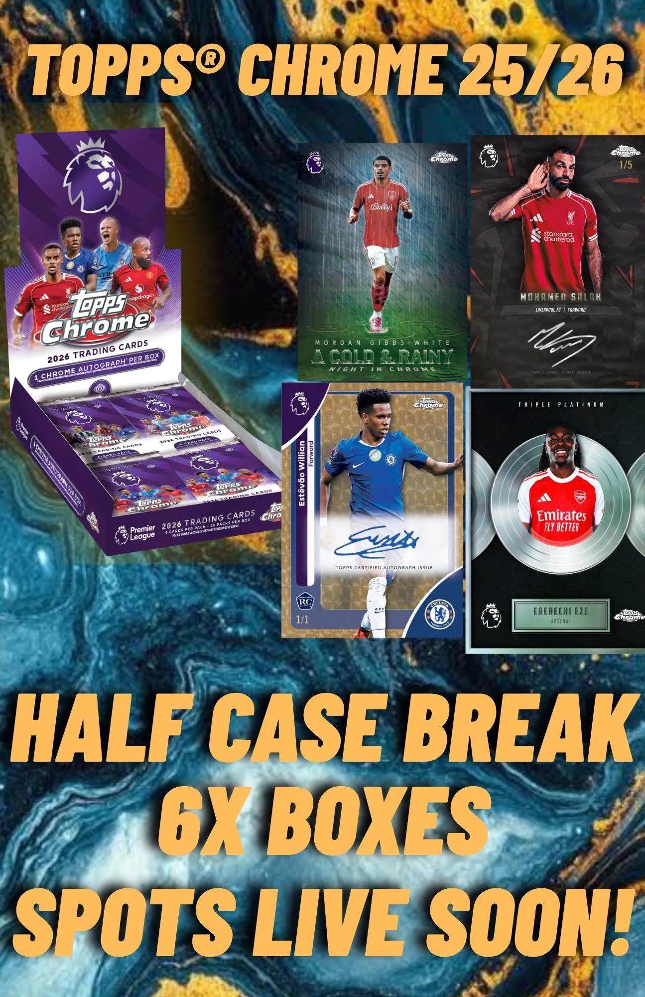 PREM CHROME HALF CASE BREAK 🔥