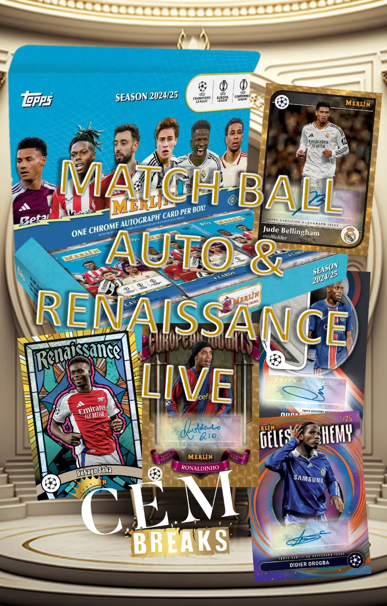 MERLIN HOBBY 24/25 MATCHBALL & RENAISSANCE LIVE!!