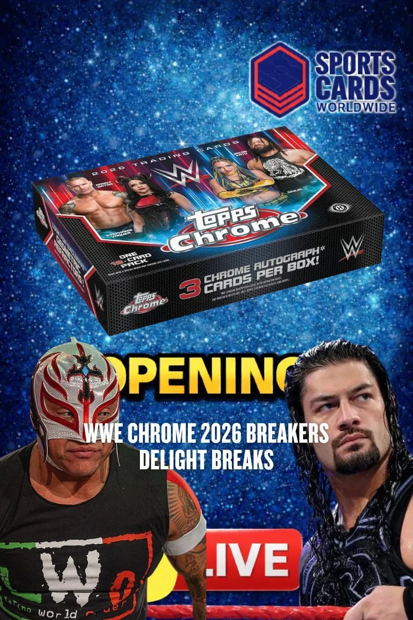 🇬🇧 TOPPS CHROME WWE 2026 BREAKERS DELIGHT BREAKS with Beagle