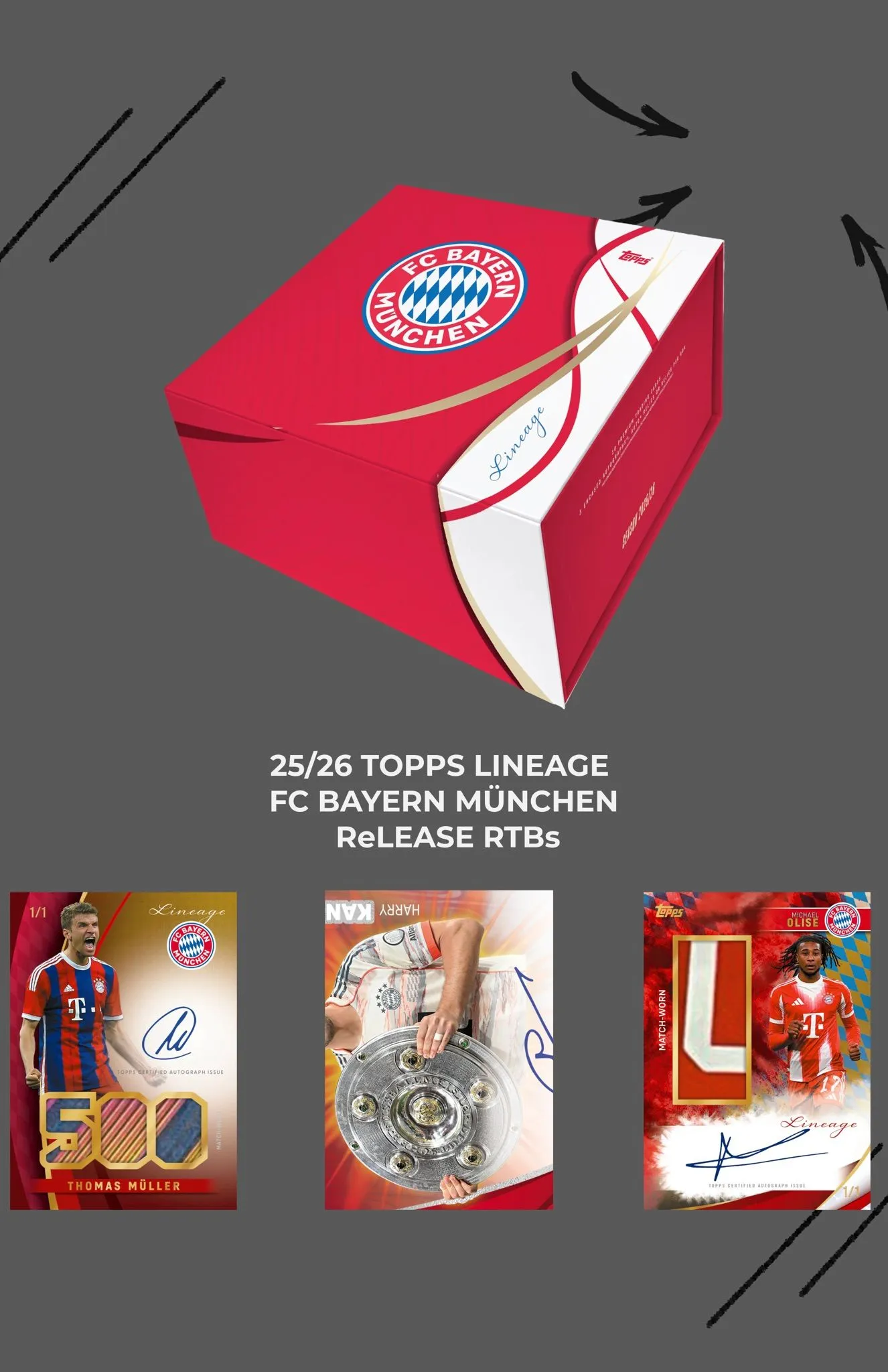 🇩🇪 🔥 TOPPS BAYERN LINEAGE RTBs 🔥