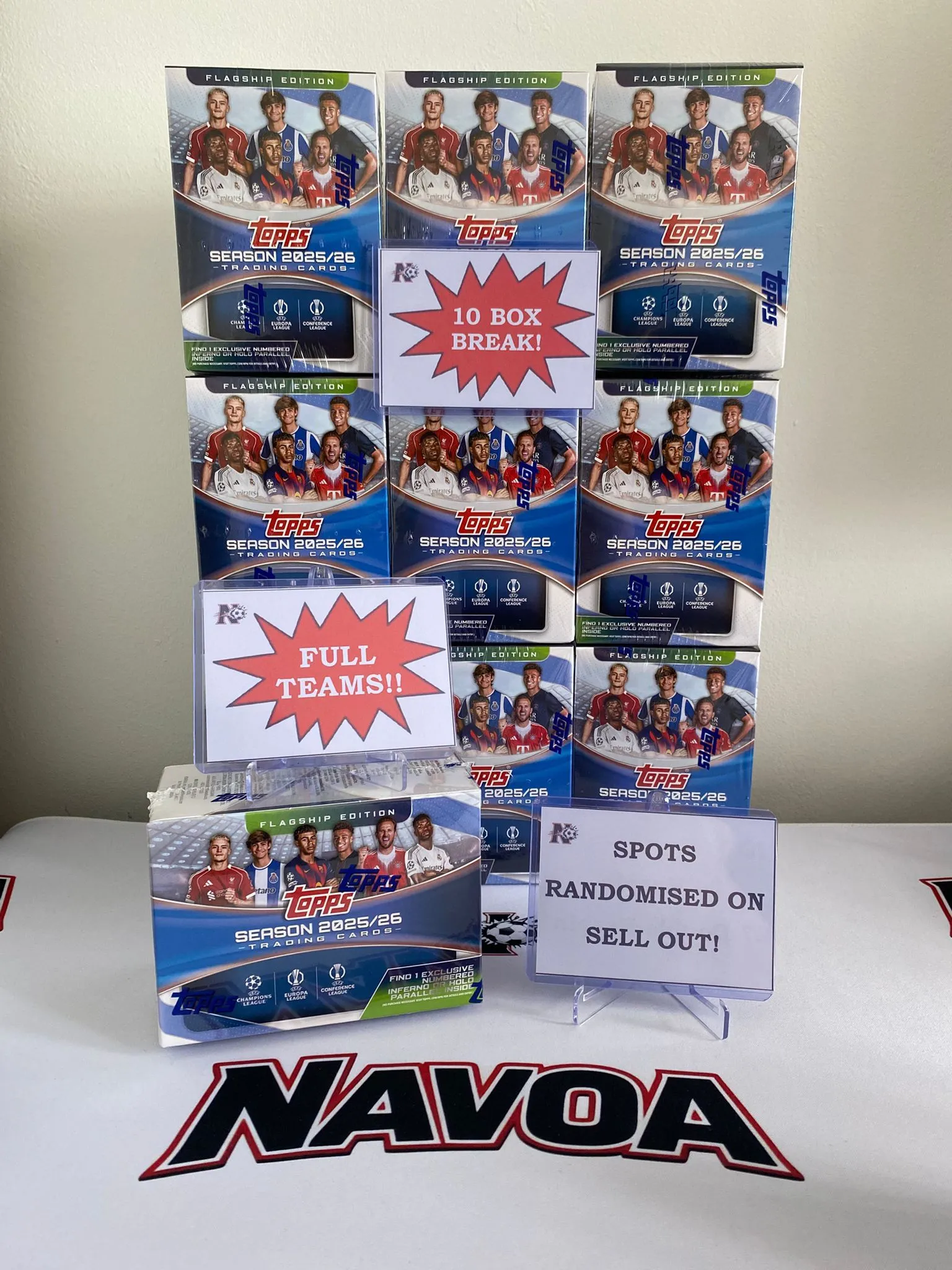 10 BOX FLAGSHIP BREAK!!! - FULL TEAMS!!!