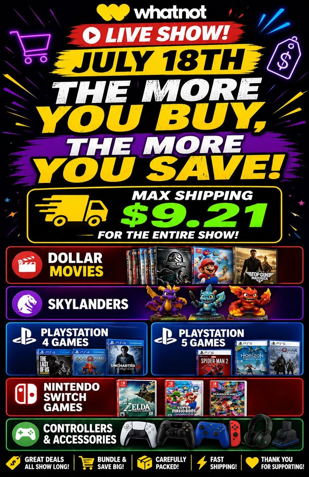 Thumbnail for live show