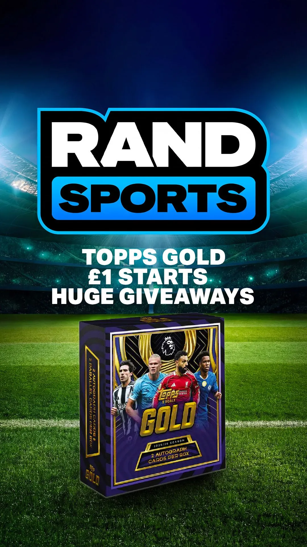 TOPPS GOLD EPL 25/26 - £1 STARTS FULL TEAMS!!!