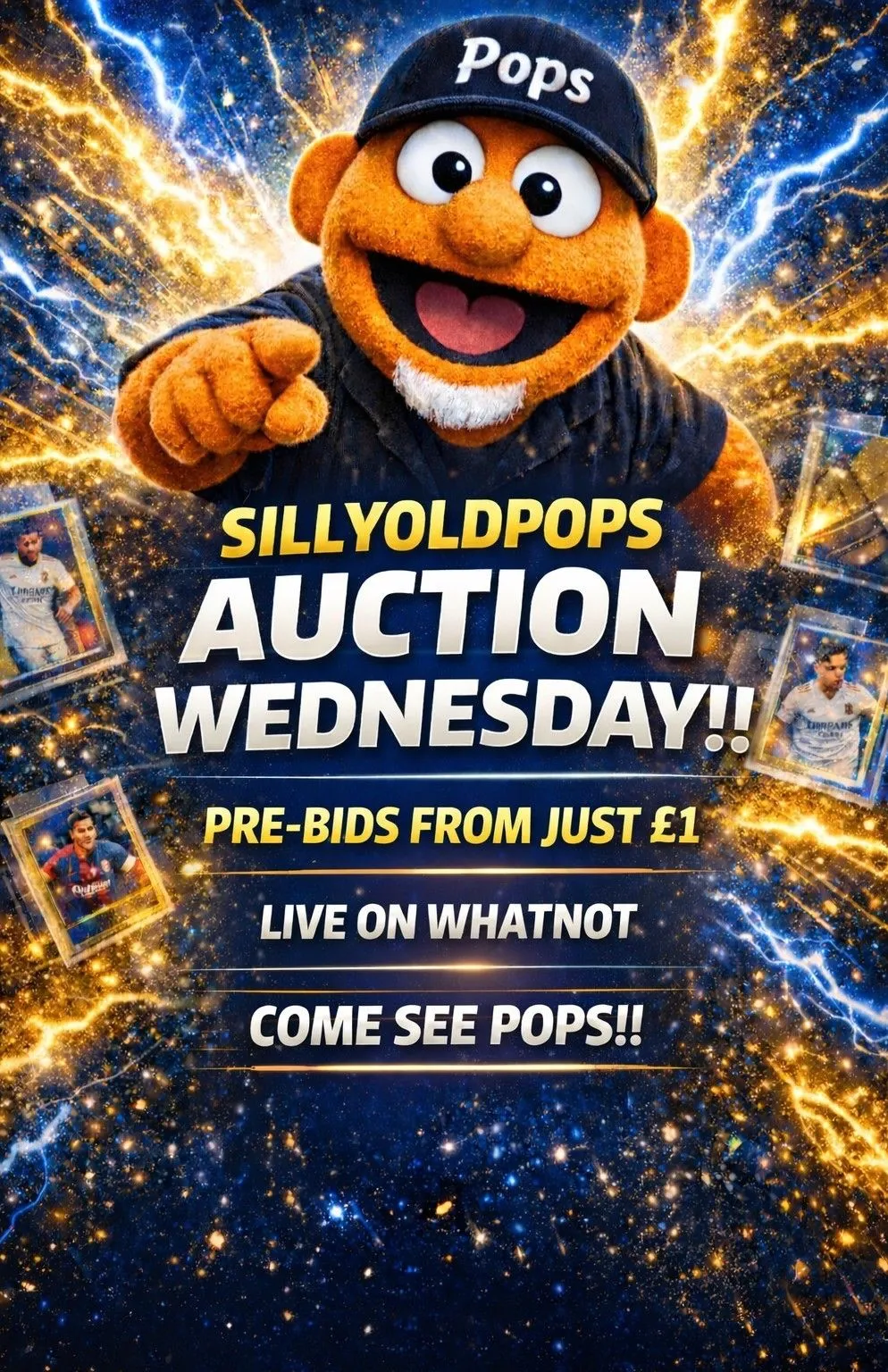 Sillyoldpops Presents...Auction Wednesday Slabs, Autos. Patches