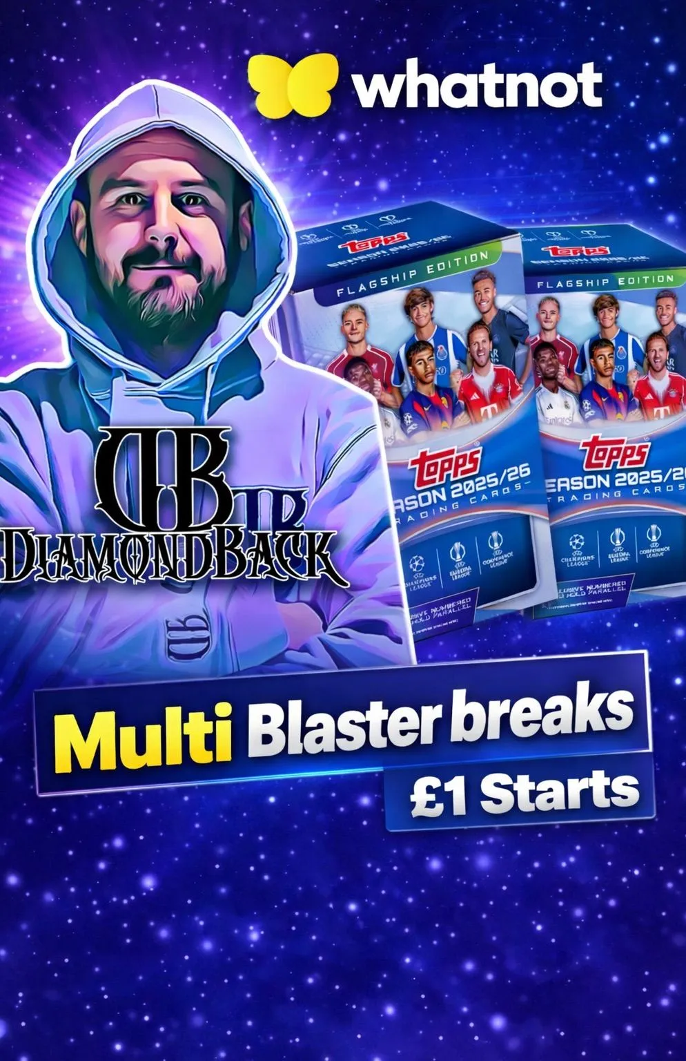 £1 STARTS UCC MULTI BLASTERS