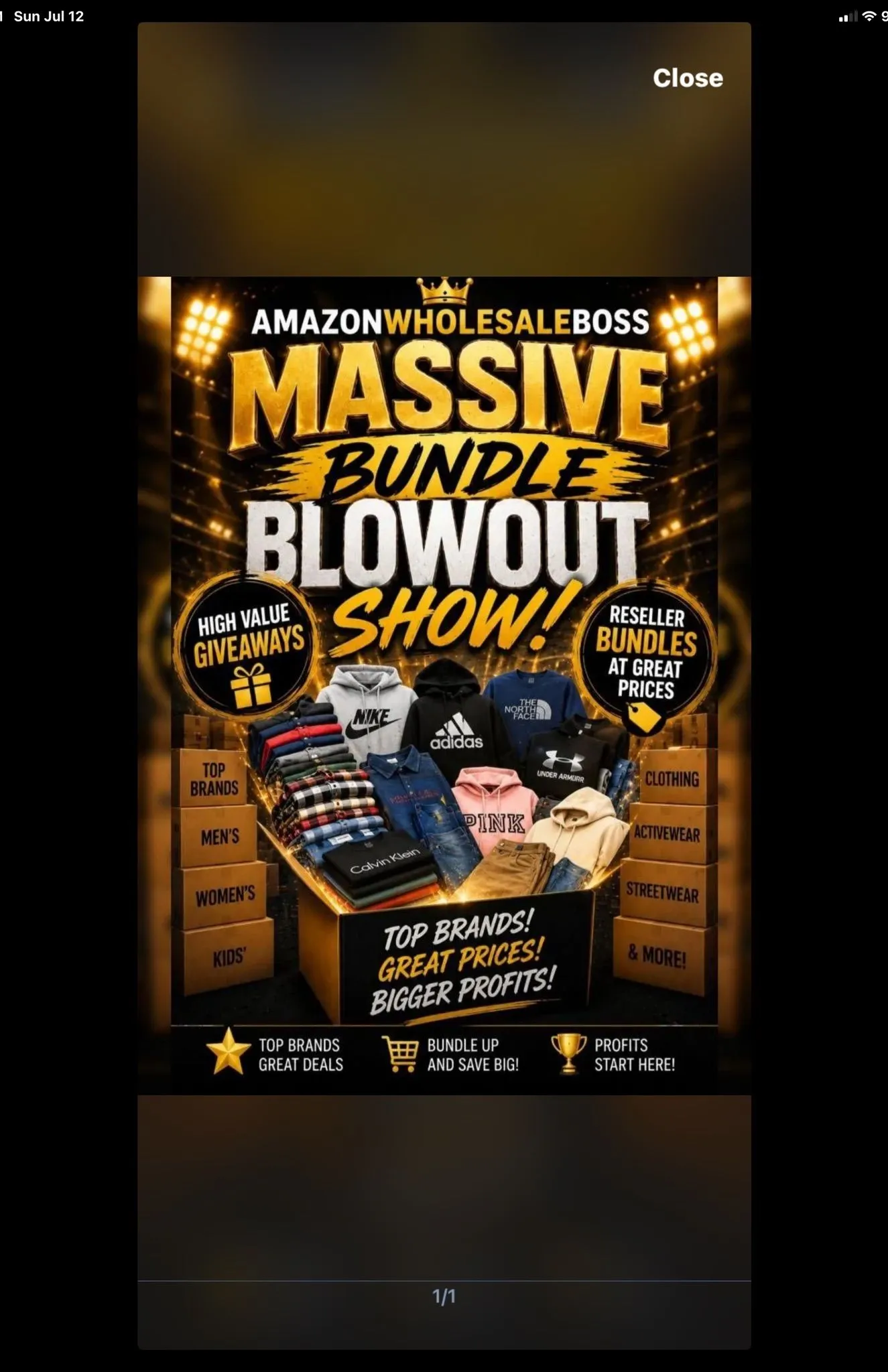 Thumbnail for live show