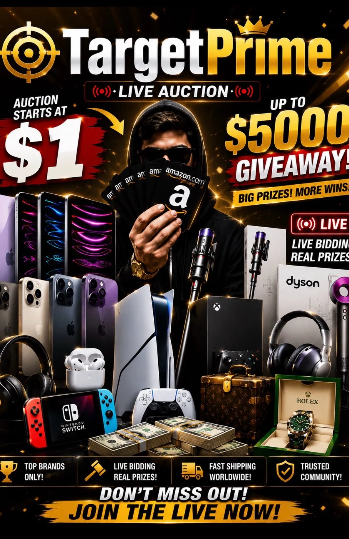 Thumbnail for live show