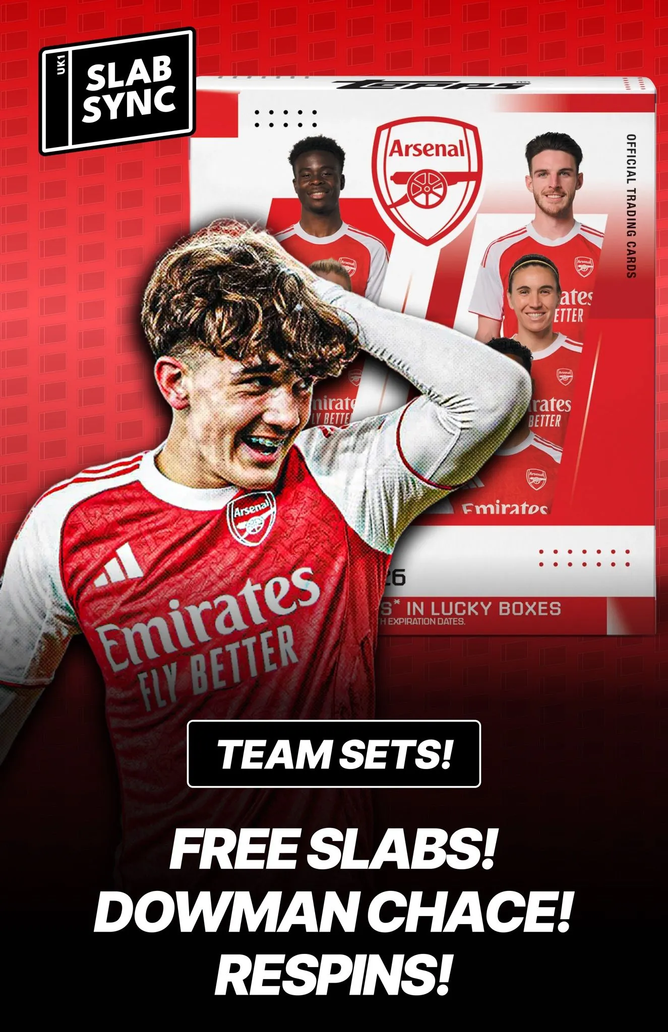 ARSENAL TEAM SET 25/26 | FREE SLABS! 🤑