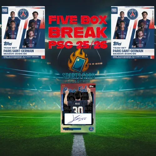 Paris Saint Germain (PSG) 2026 Team Set 5 BOX BREAK