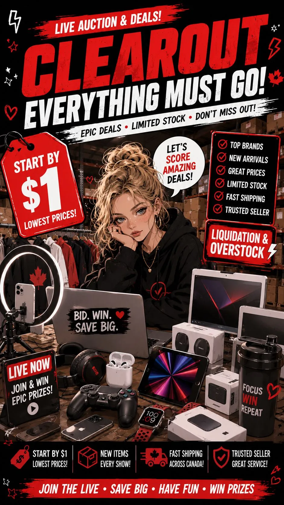 Thumbnail for live show