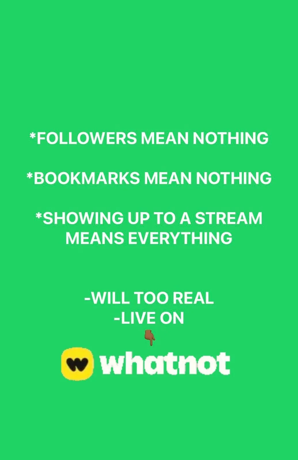 Thumbnail for live show