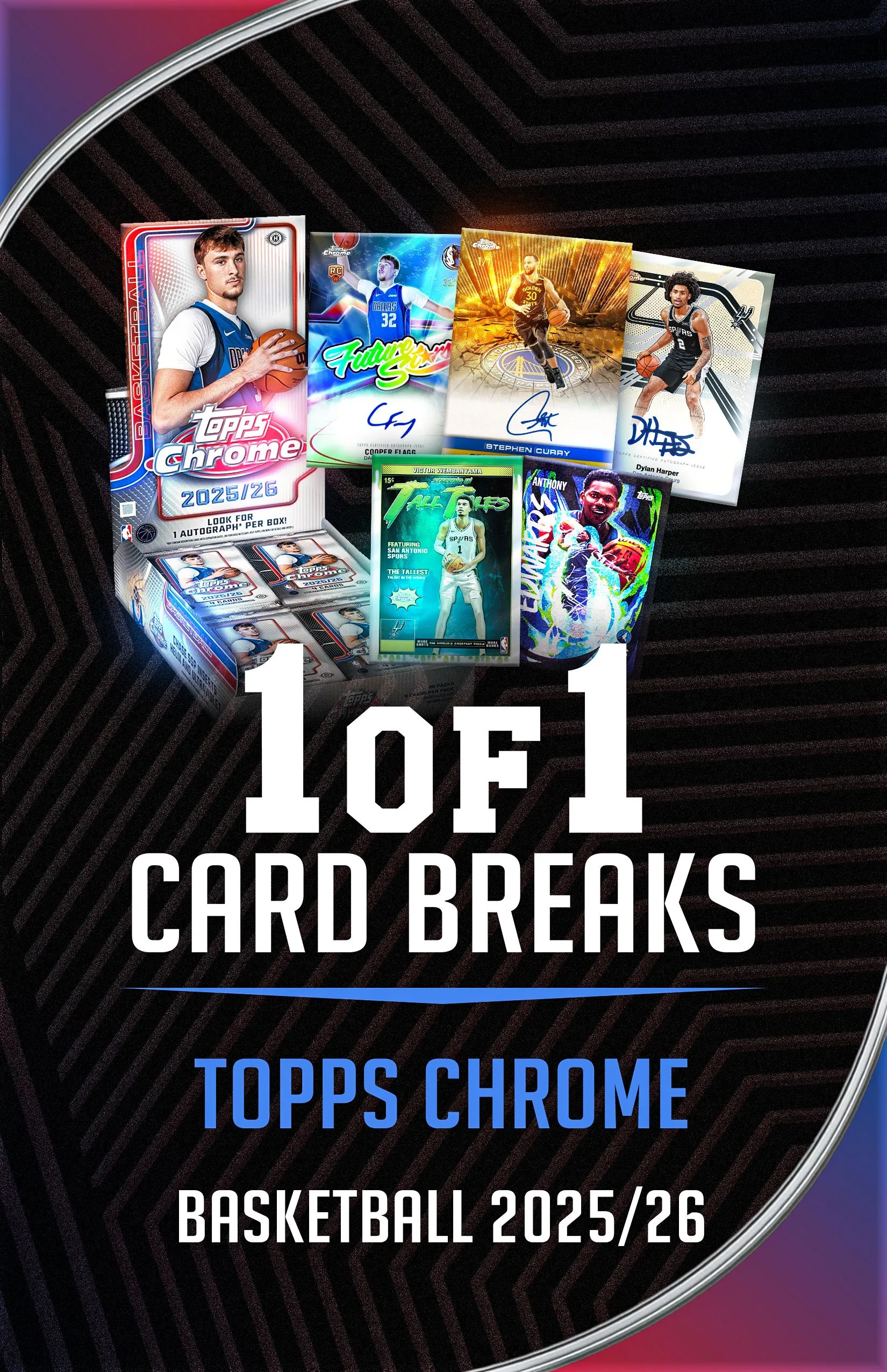 2 BOX Hobby PYT Topps Chrome Basketball 25/26 with Lincoln