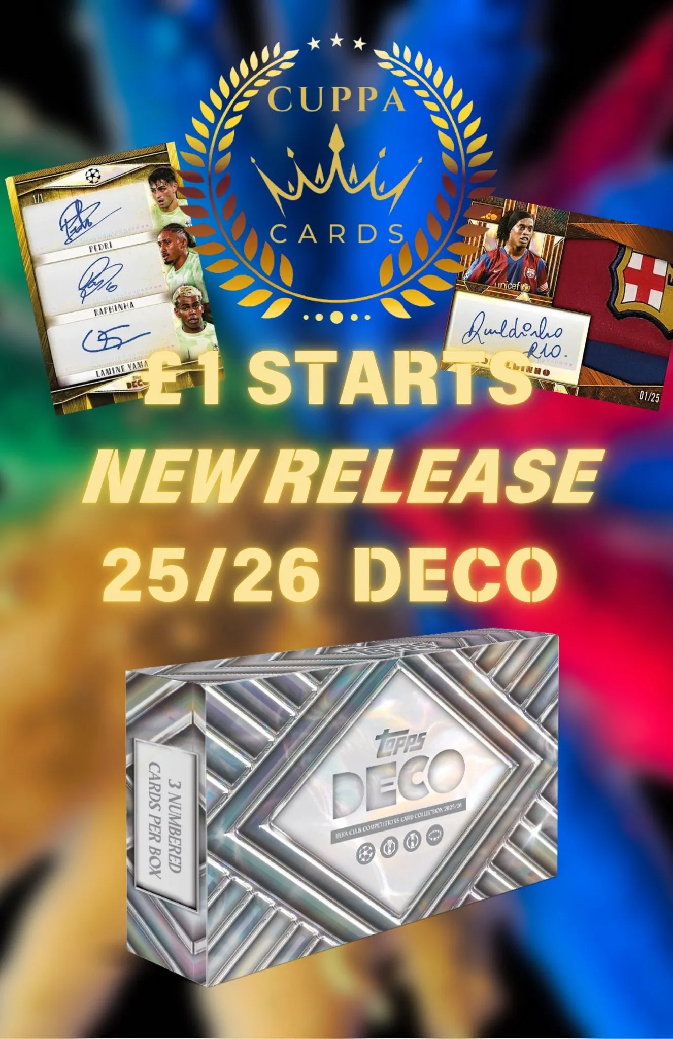 £1 STARTS - DECO 25/26 (Full Teams) with YKG 🦉