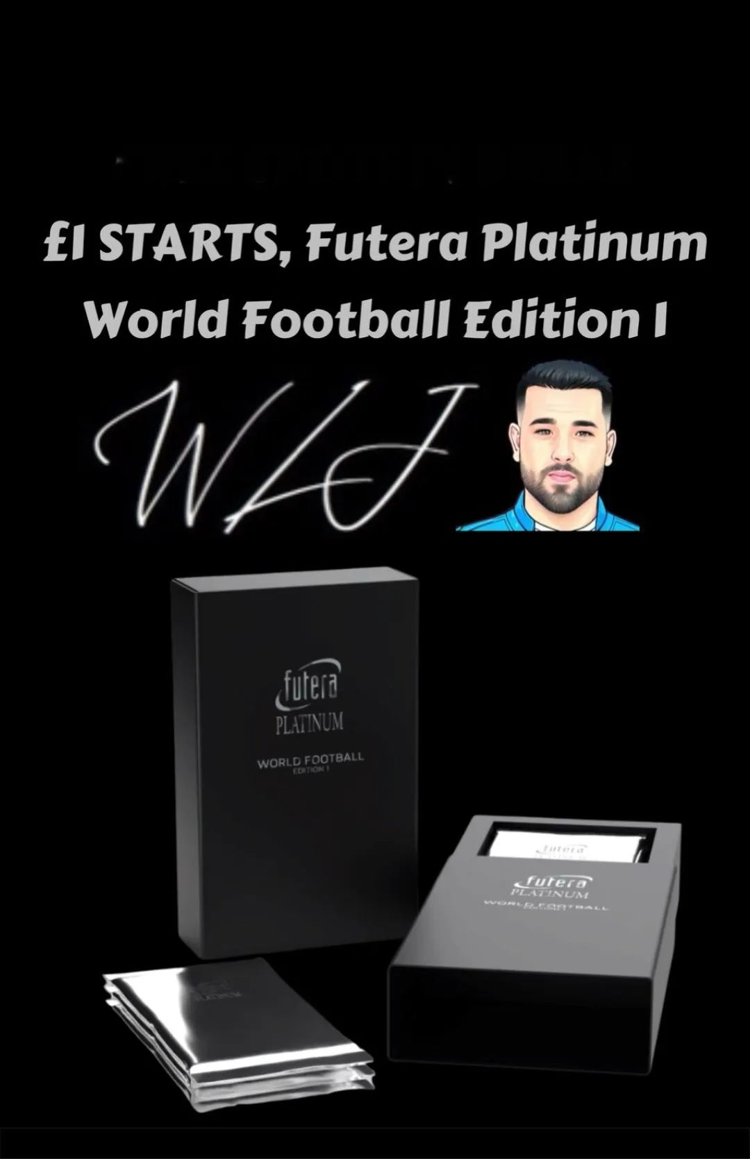 £1 Starts! Futera Platinum World!