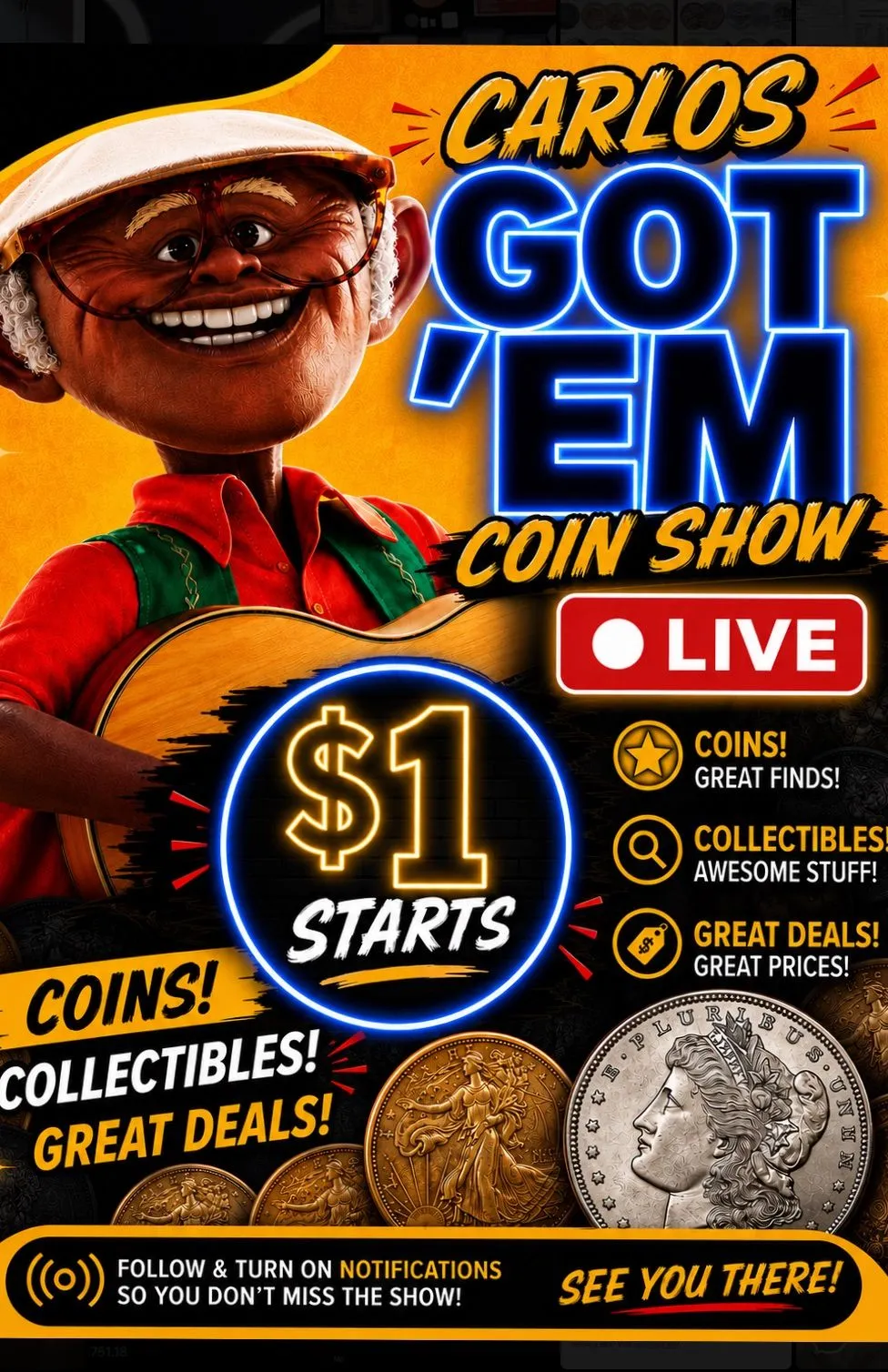 Thumbnail for live show