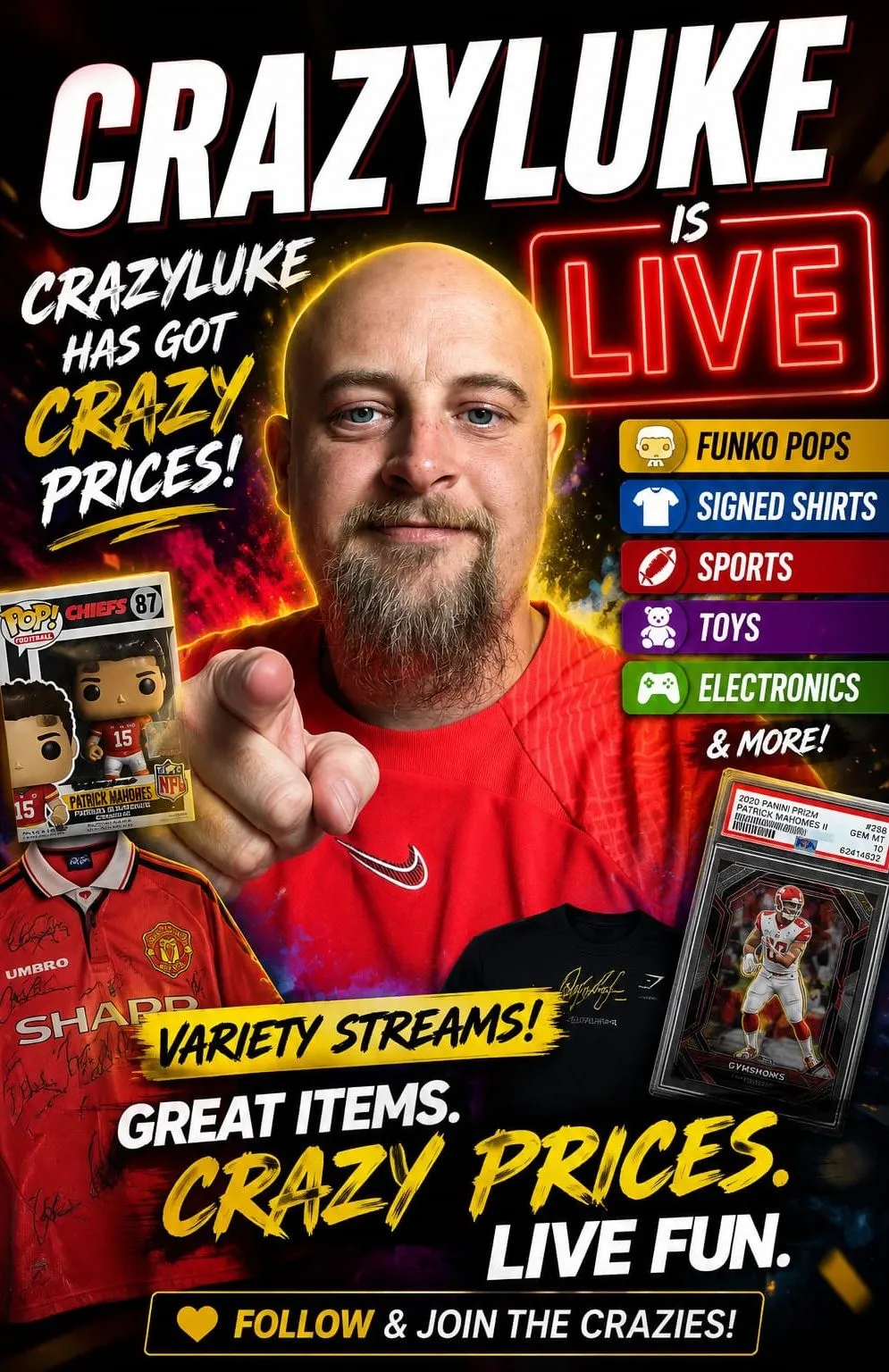 Thumbnail for live show