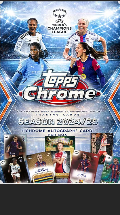 Case Break Box by Box - Topps Chrome UWCL Hobby Box 2024-2025