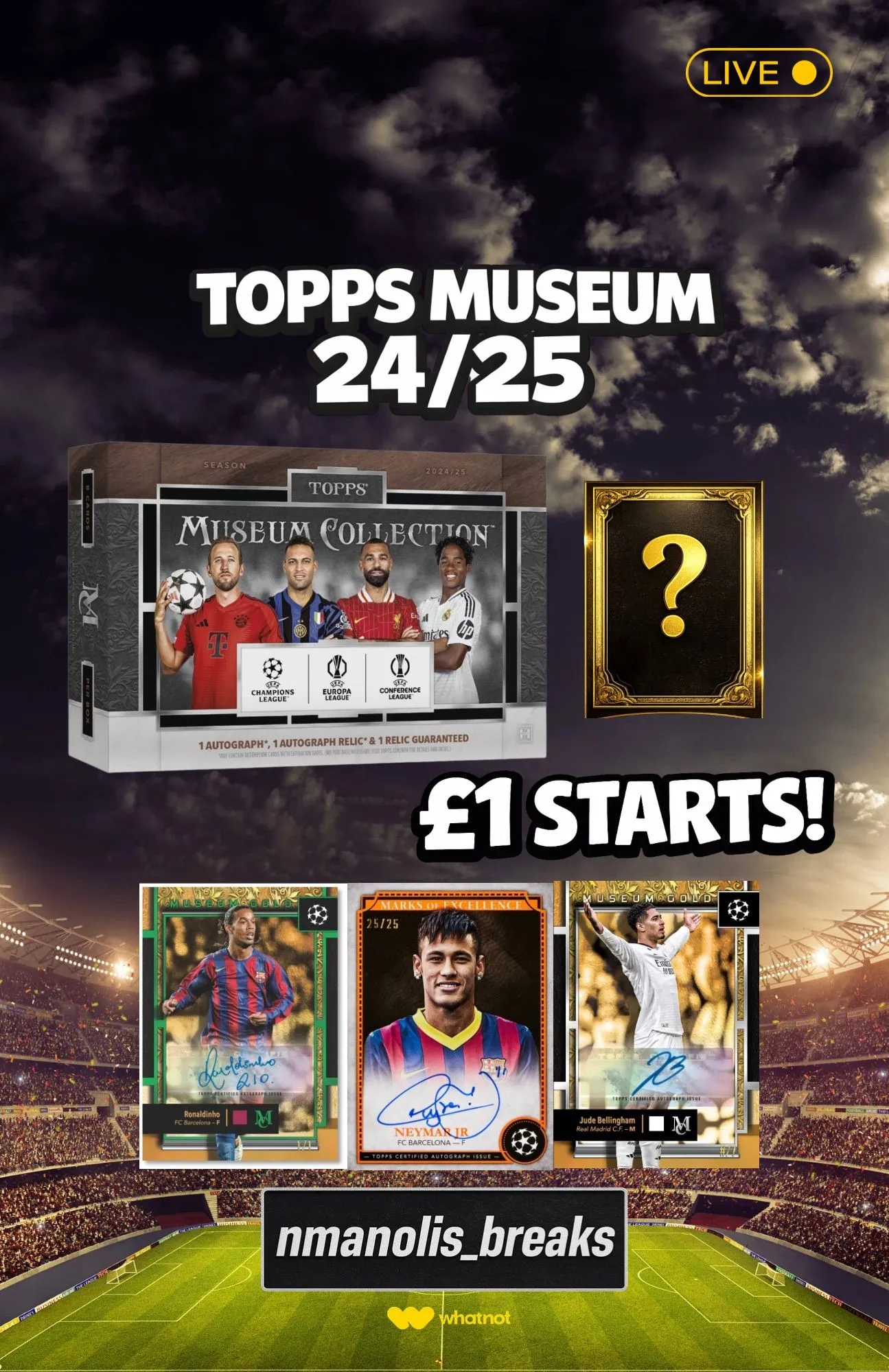 £1 STARTS‼️TOPPS MUSEUM FULL TEAMS!🔥