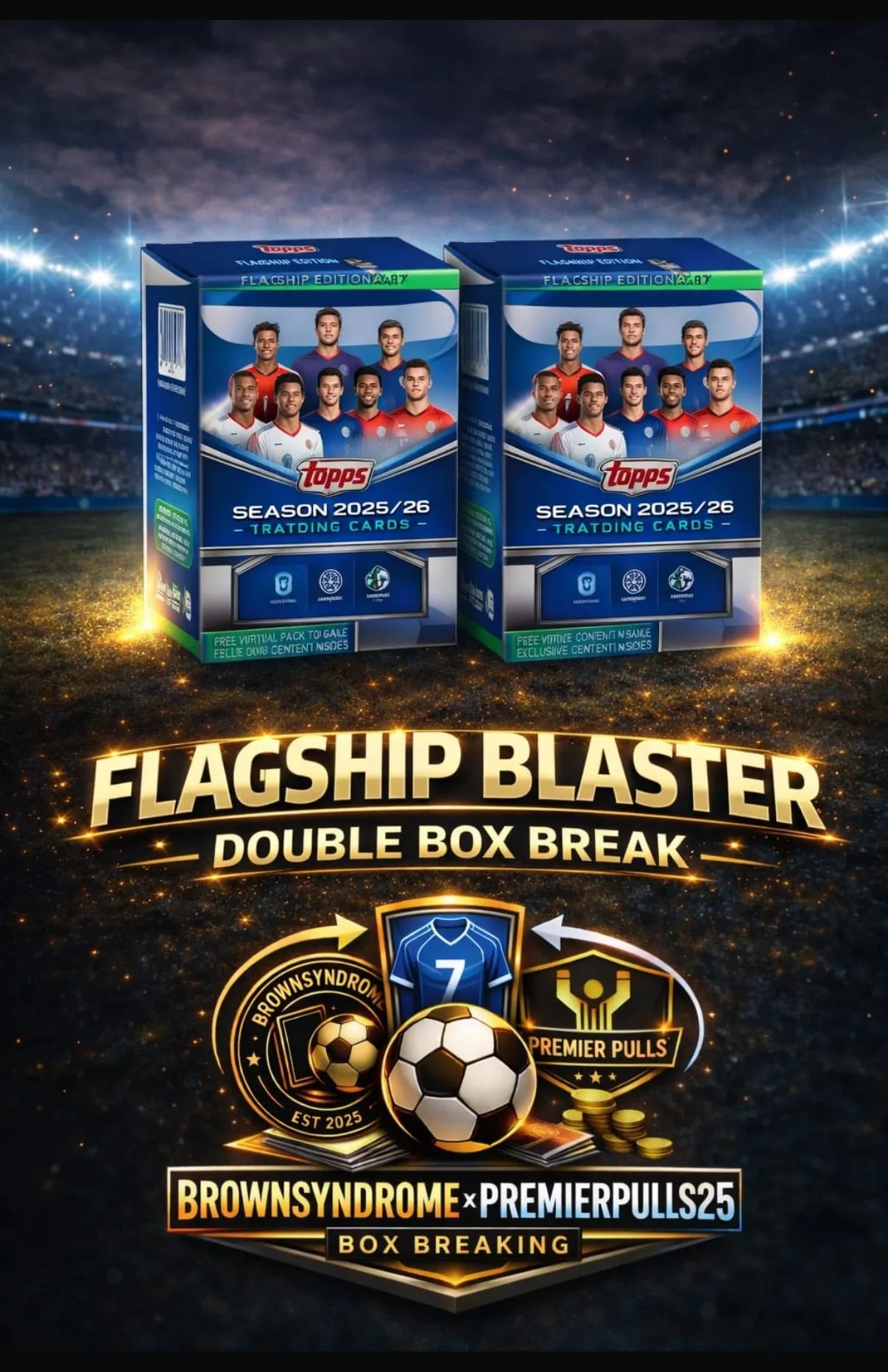 UCC FLAGSHIP BLASTERS DOUBLE BOX BREAK