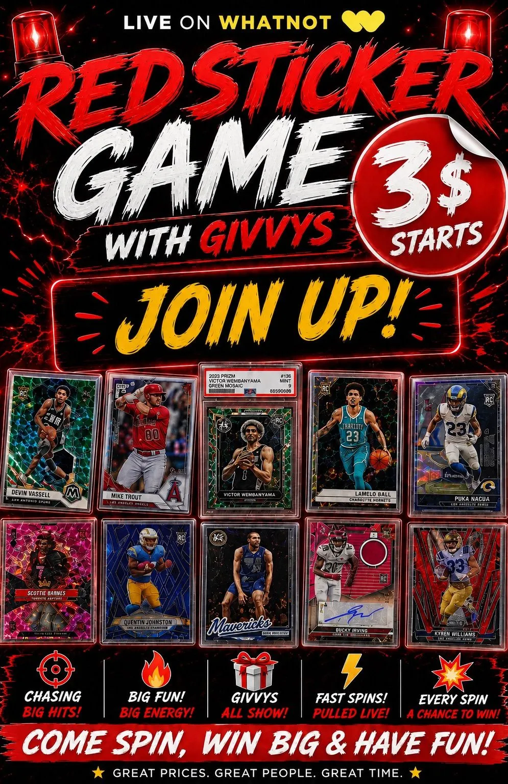 Thumbnail for live show