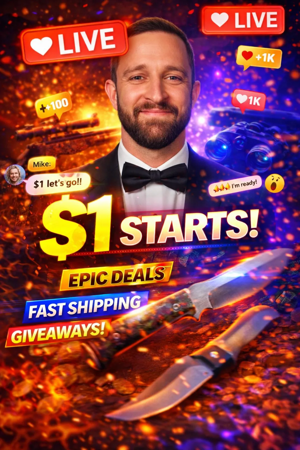 Thumbnail for live show