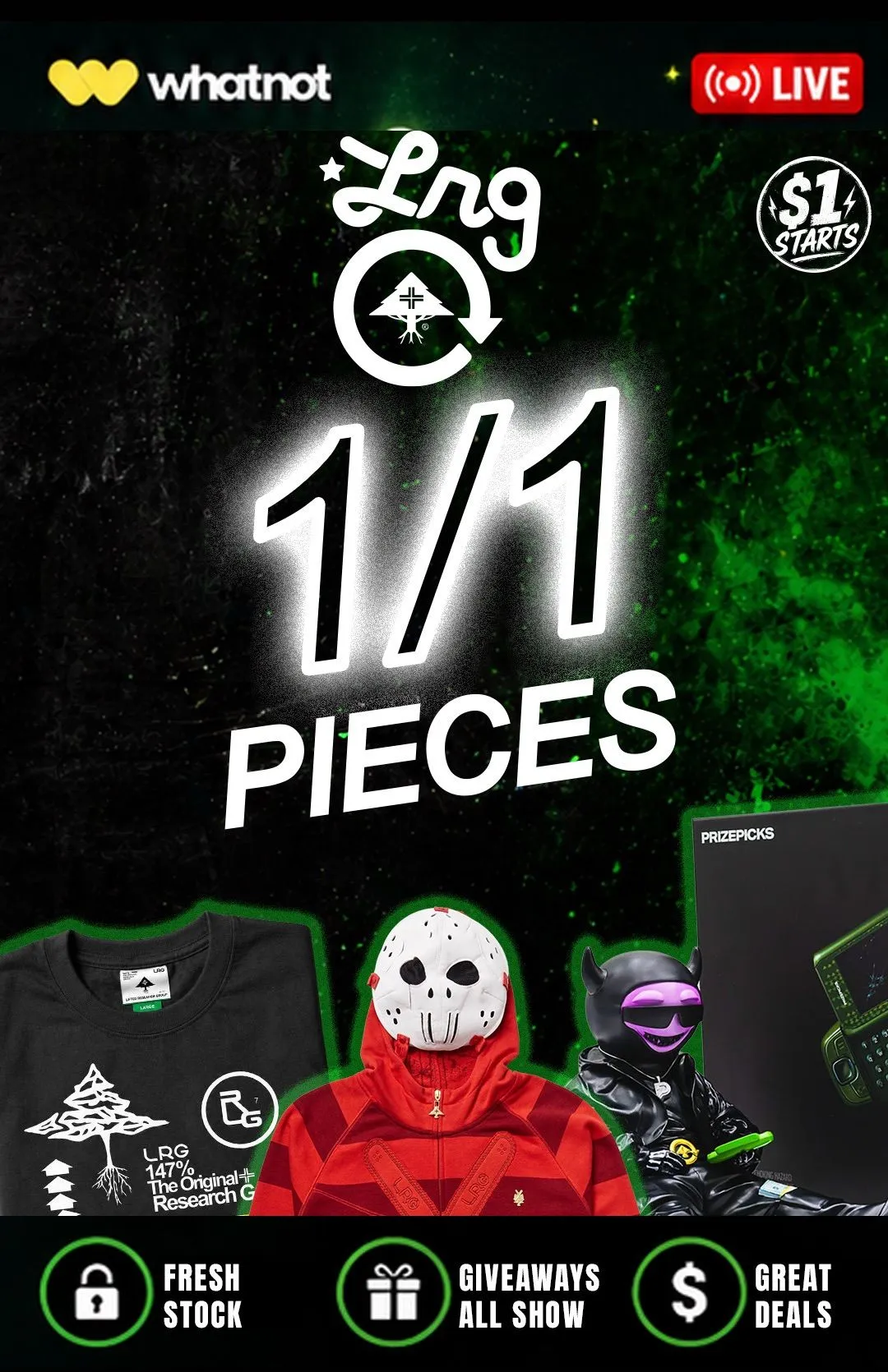 Thumbnail for live show