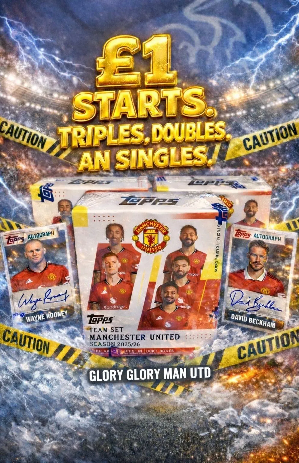Topps Manchester United team sets 25/26 new release