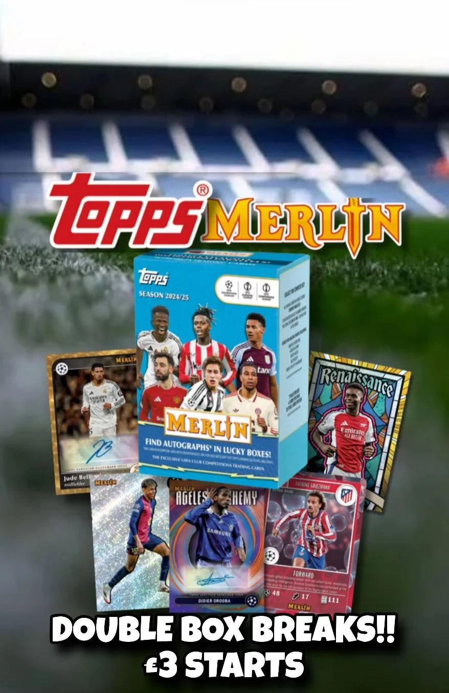 MERLIN 24/25 BLASTERS! DOUBLE BOX BREAKS😍