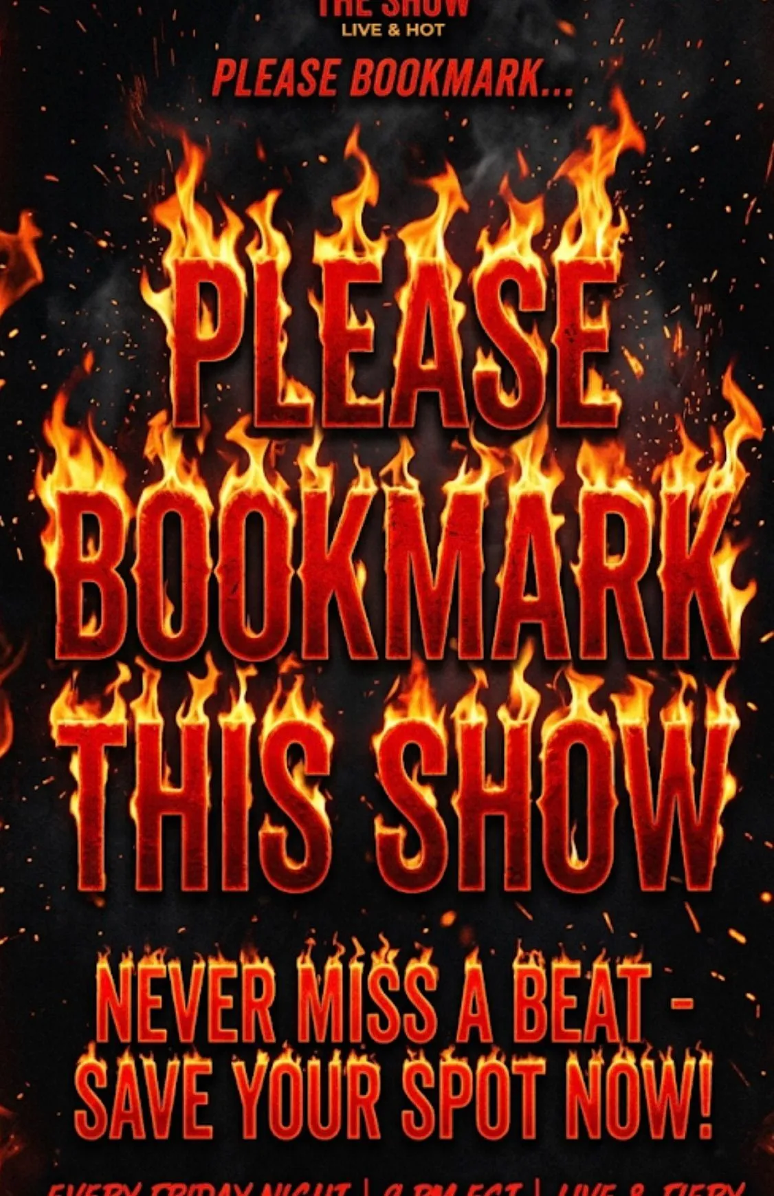 Thumbnail for live show