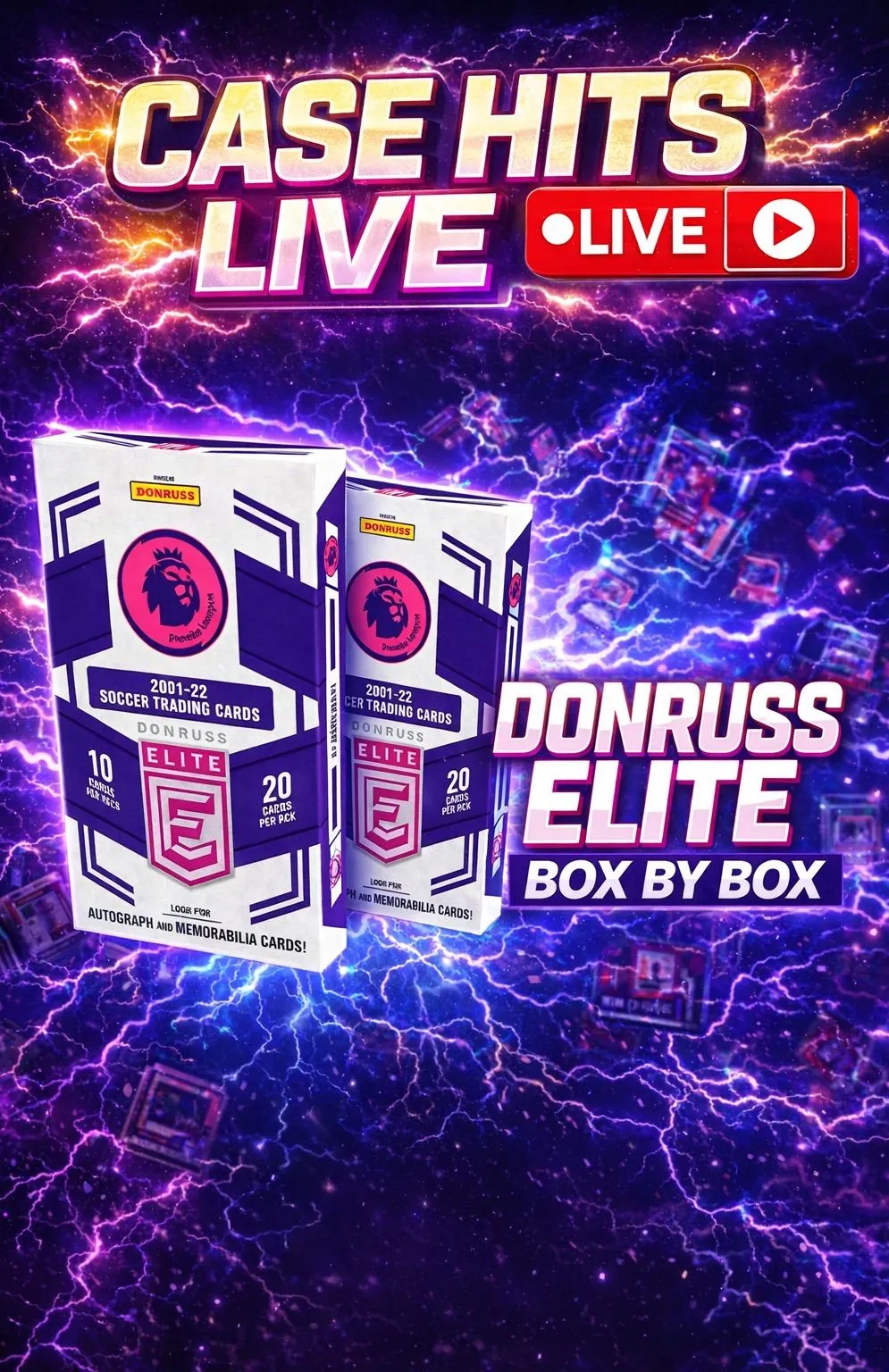 DONRUSS BOX BY BOX CASE HIT CHASE BIRTHDAY STREAM