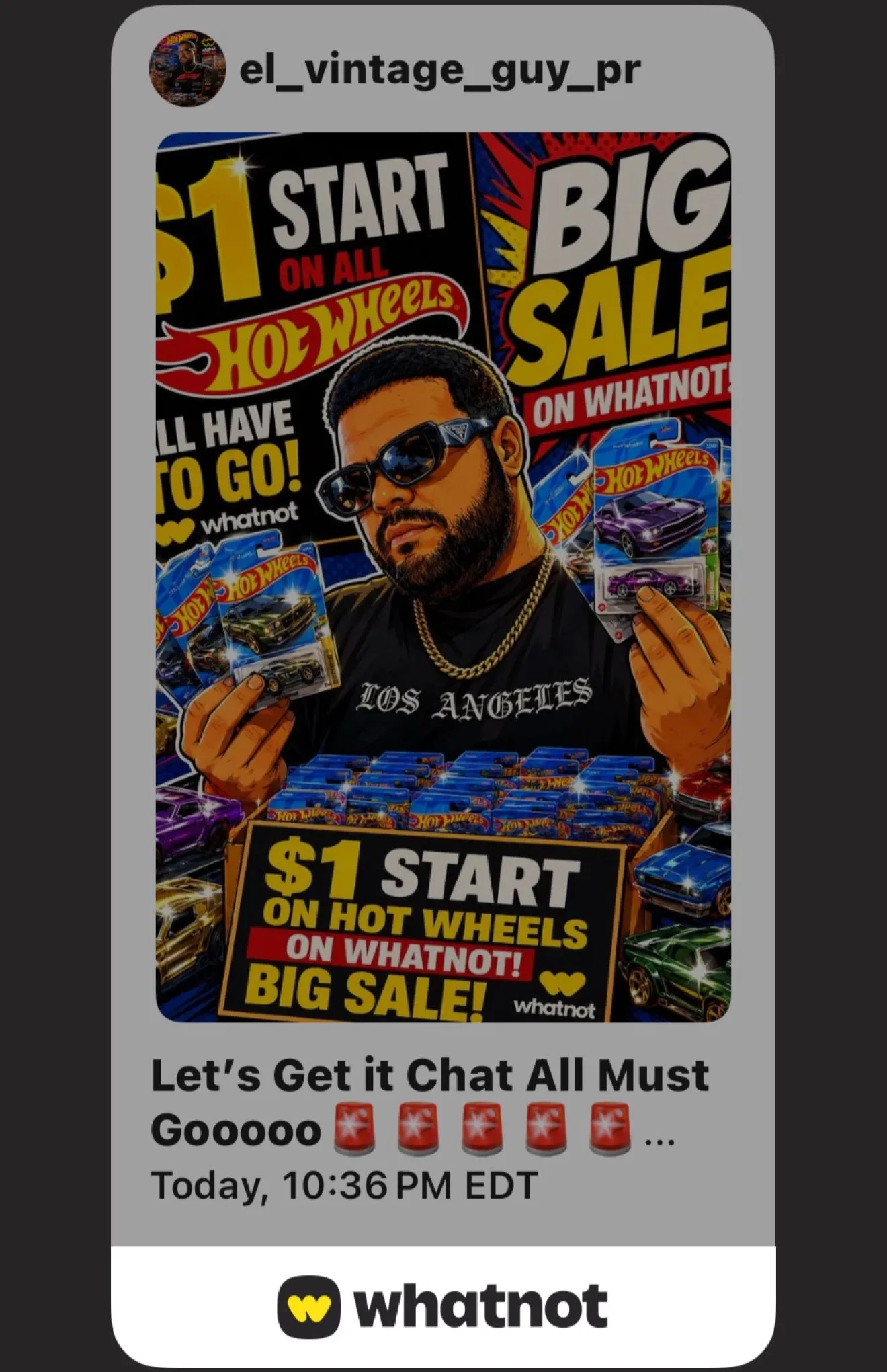 Thumbnail for live show