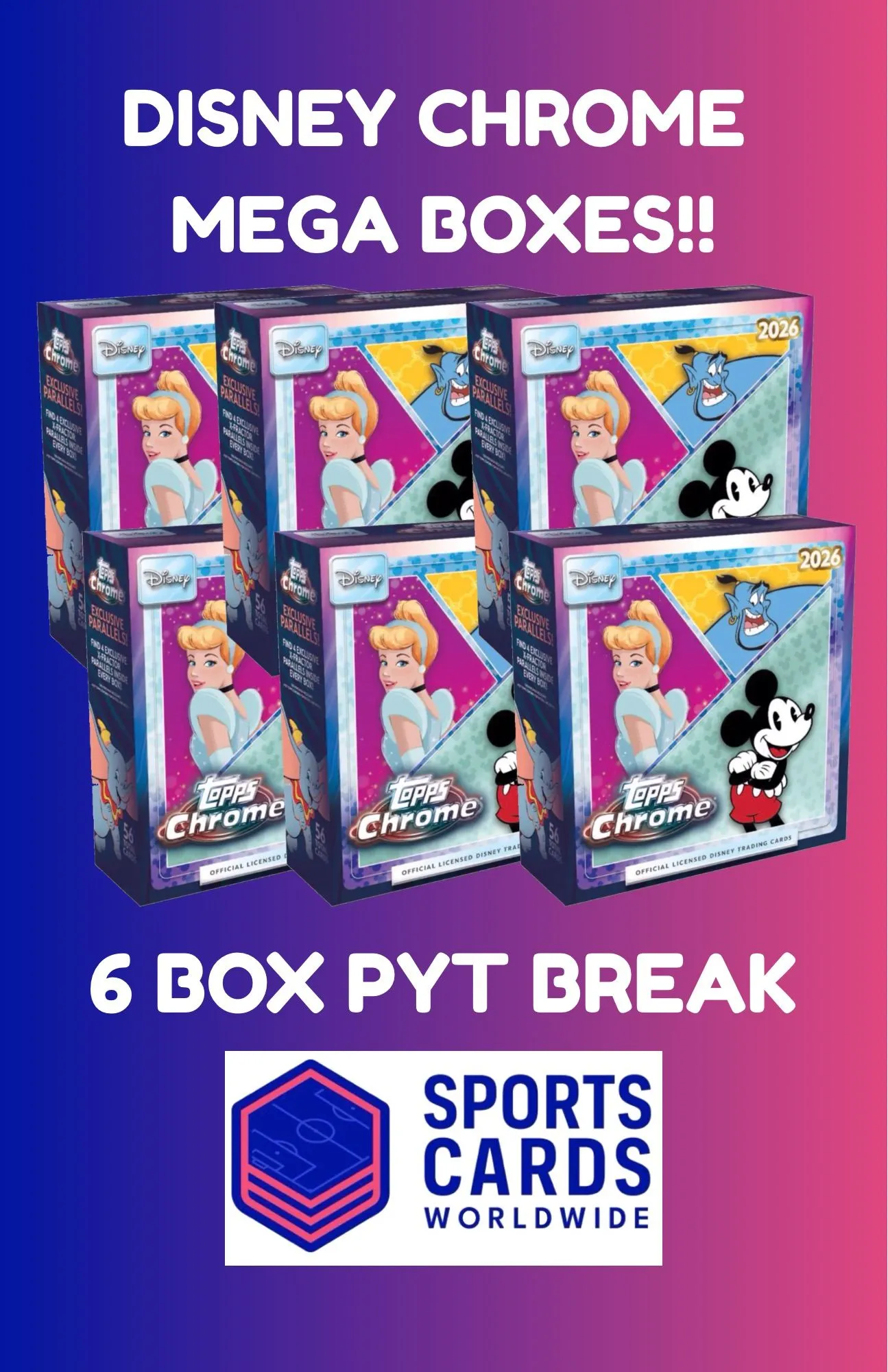 ALL OFFERS ACCEPTED!! 6 DISNEY MEGABOX PYC!!