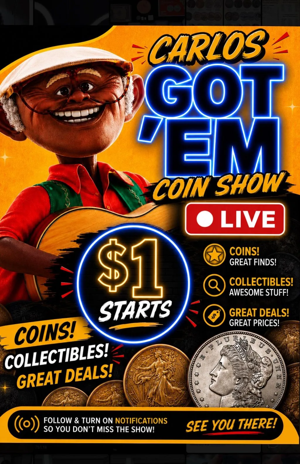 Thumbnail for live show