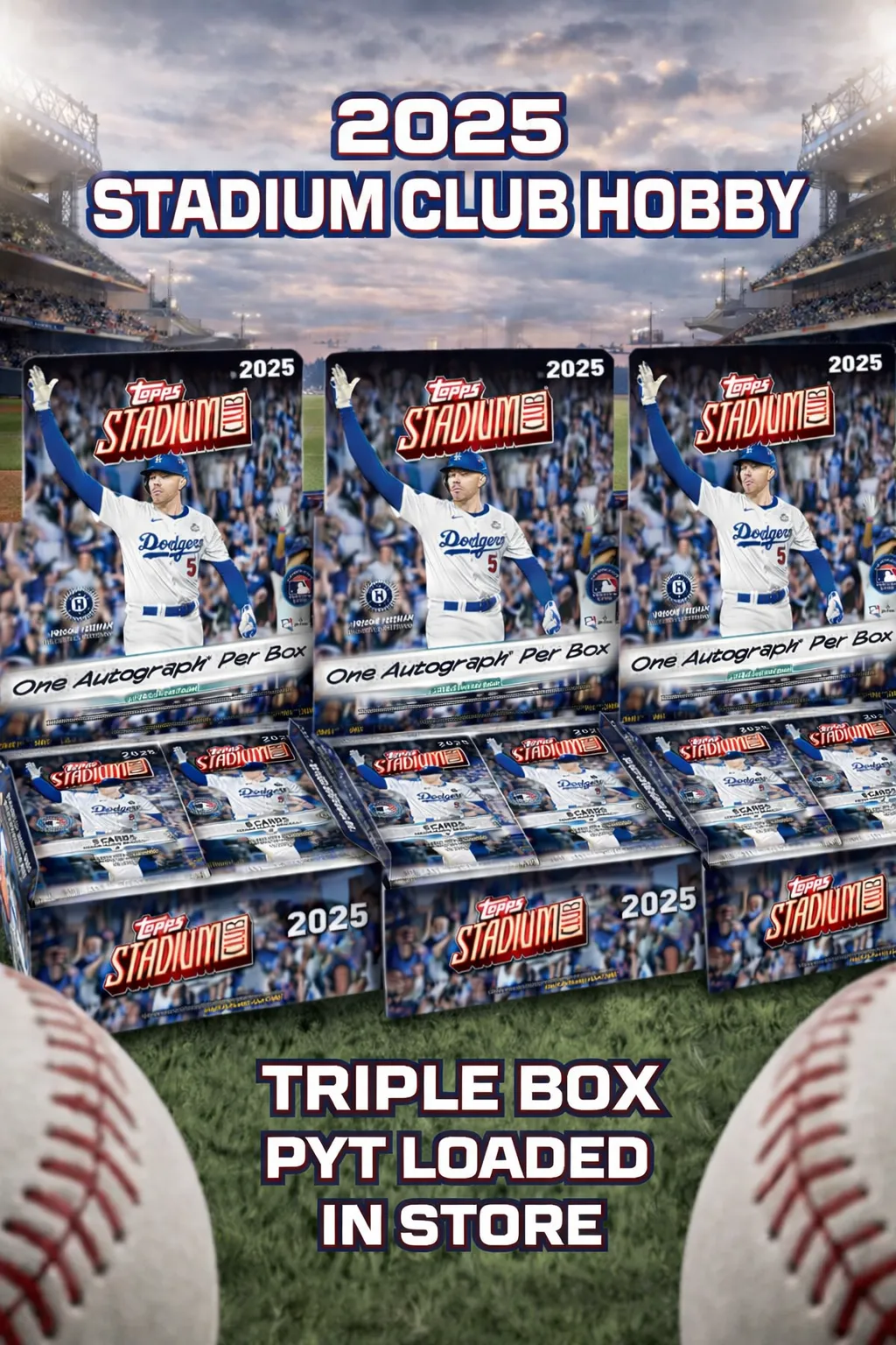 2025 STADIUM CLUB TRIPLE HOBBY PYT🔥