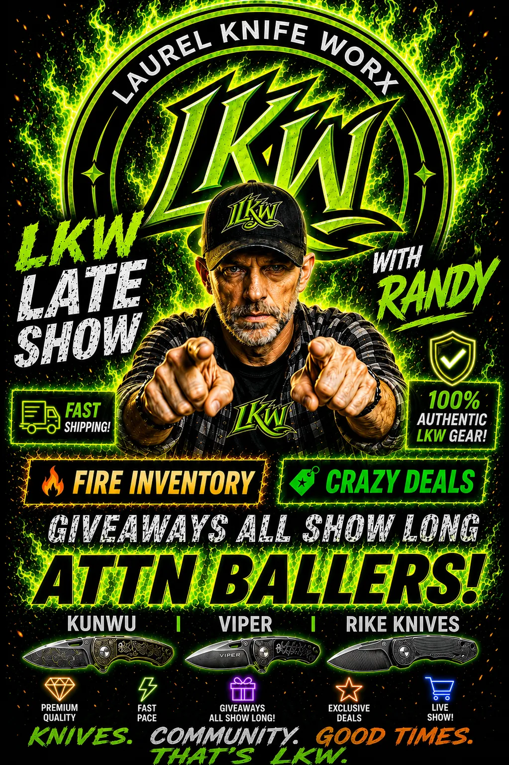 Thumbnail for live show